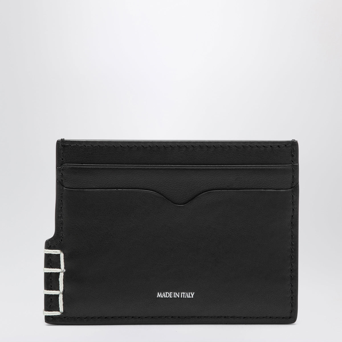 Jw Anderson Loafer Card Holder In Black Leather Men