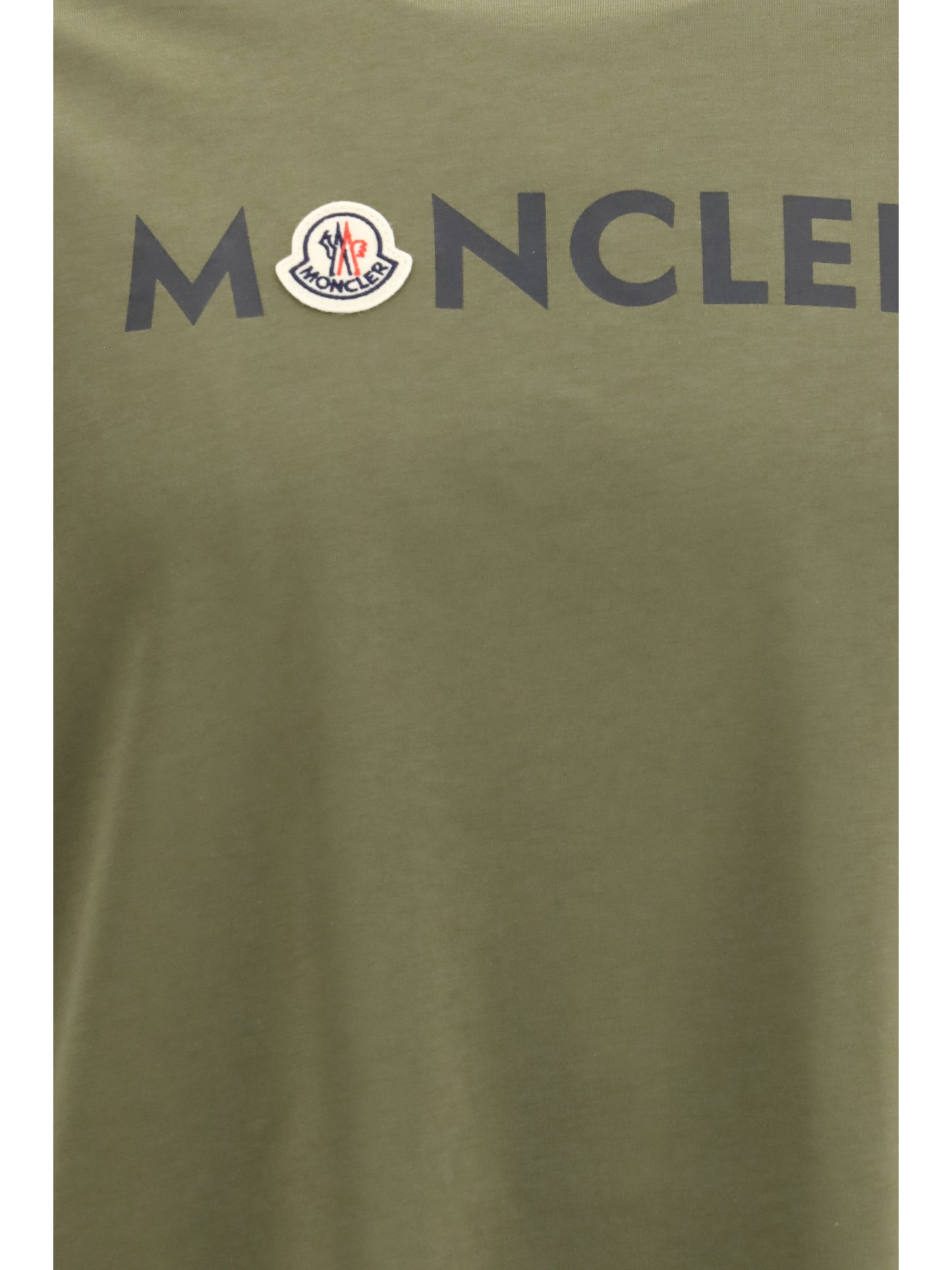 Moncler Men Cotton Jersey T-Shirt With Chest Logo MONCLER