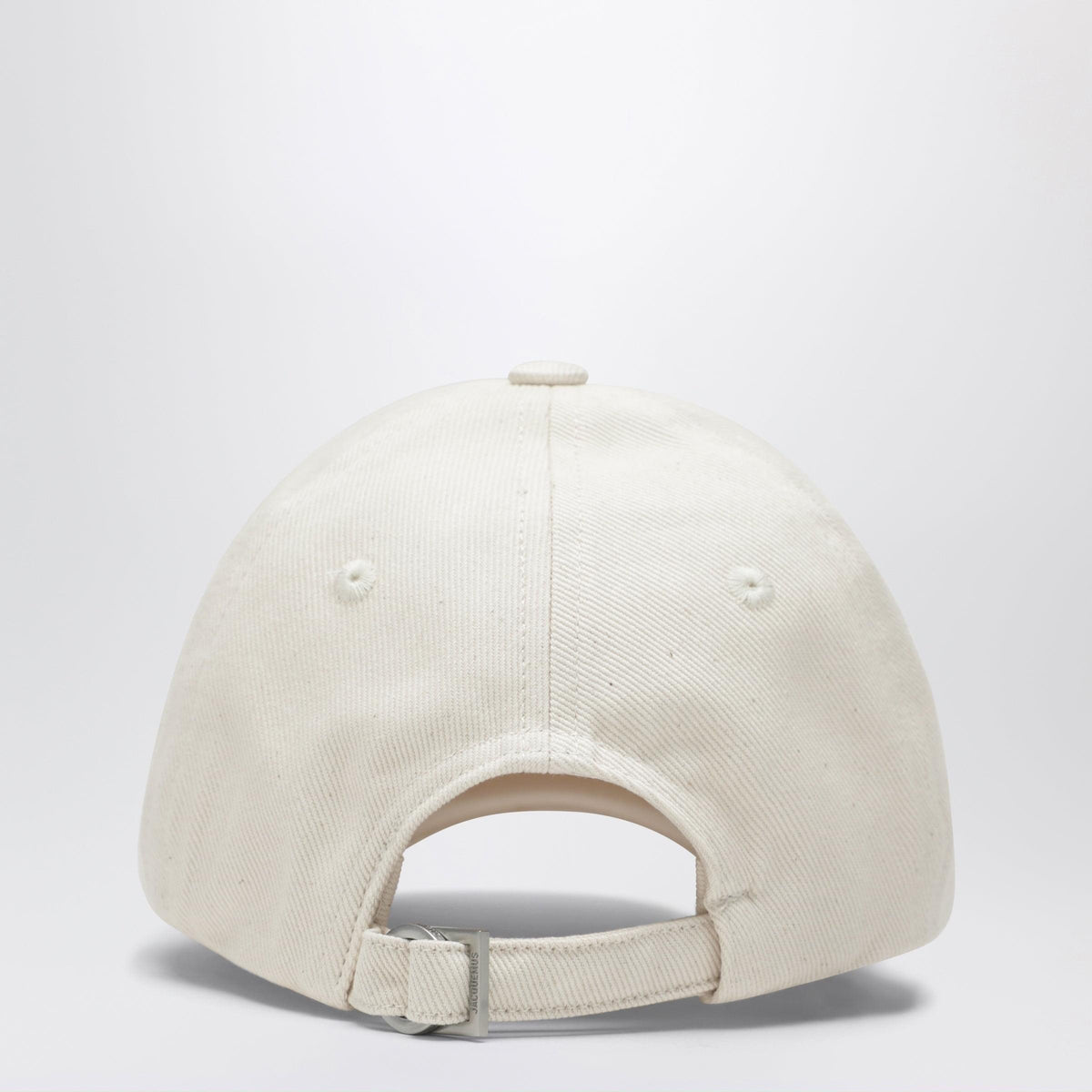 Jacquemus White Baseball Cap With Logo Men JACQUEMUS