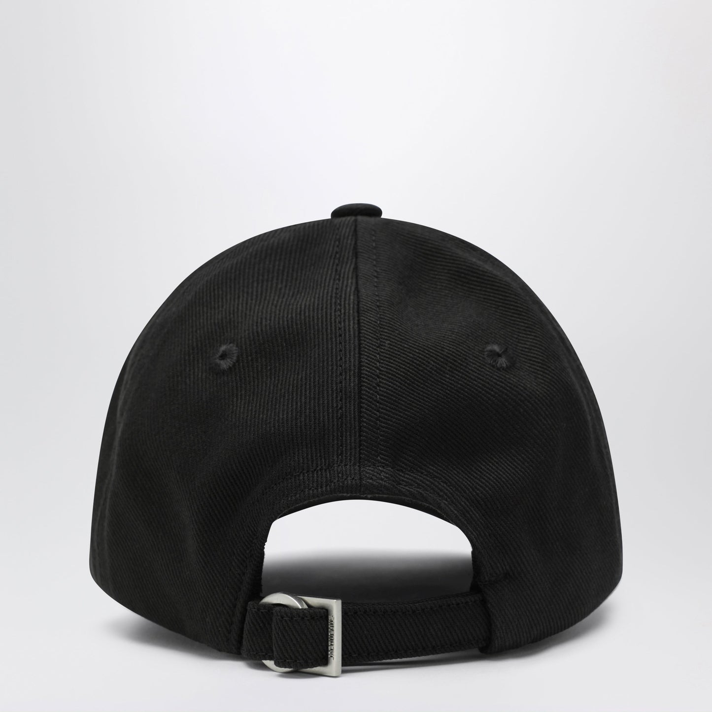 Jacquemus Black Baseball Cap With Logo Men JACQUEMUS