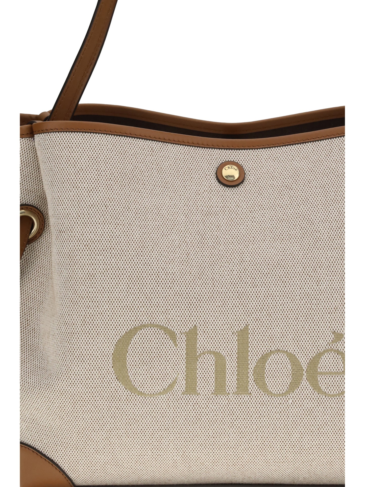Chloé Women Clover Tote Bag In Canvas CHLOE