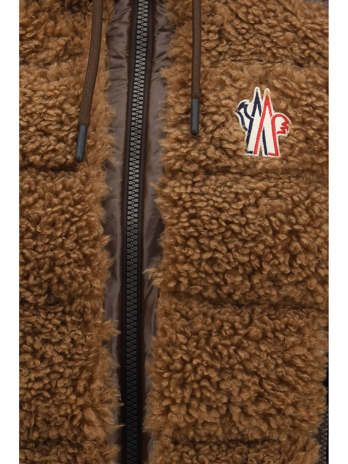 Moncler Grenoble Women Wool-Effect Padded Zip-Up Vest MONCLER GRENOBLE