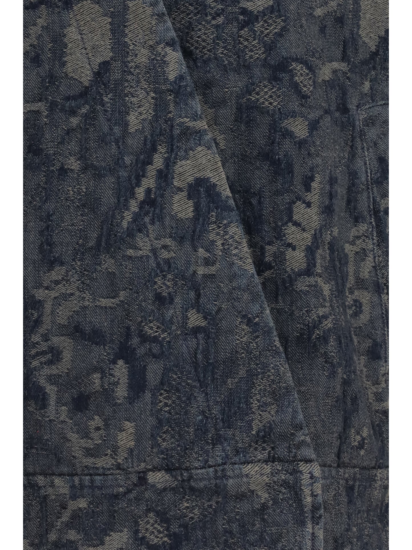 Giorgio Armani Women Jacket In Oversized Floral Jacquard Denim GIORGIO ARMANI