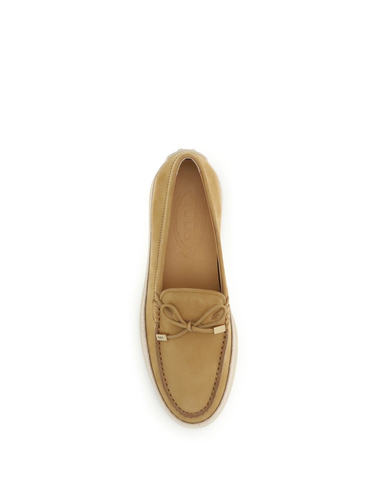 Tod's Women Suede And Raffia Loafers TOD'S