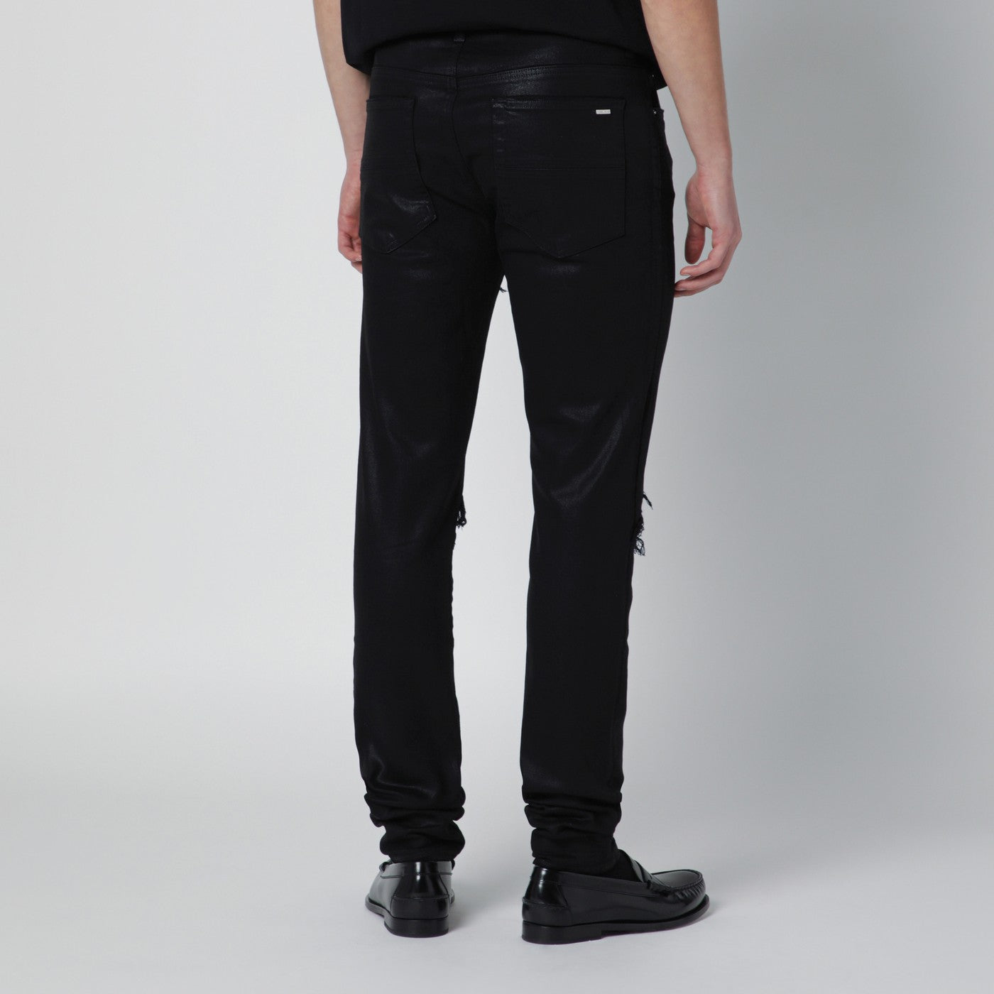 Amiri Black Wax Skinny Jeans Men AMIRI