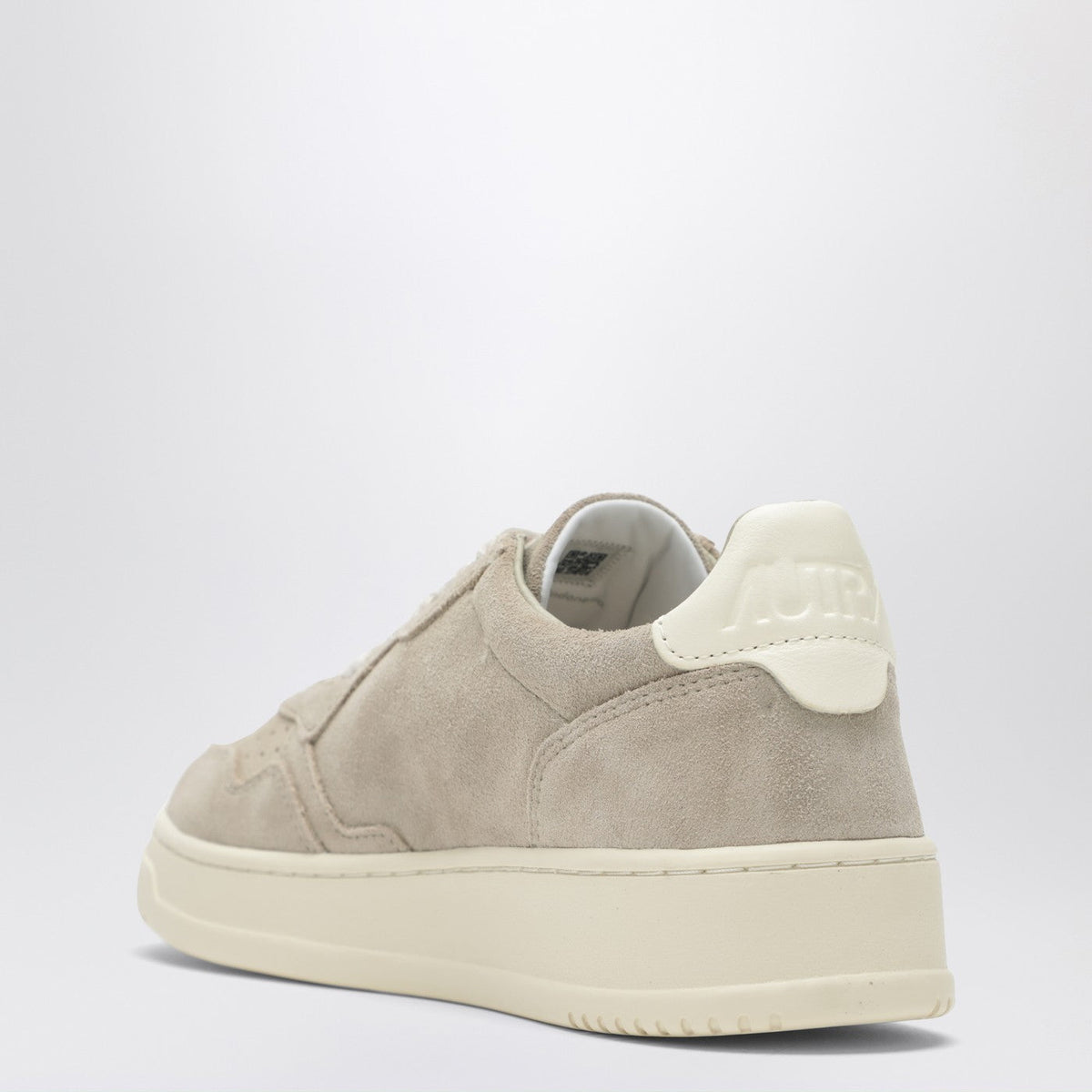 Autry Medalist Low Sneakers In Taupe Suede Women AUTRY