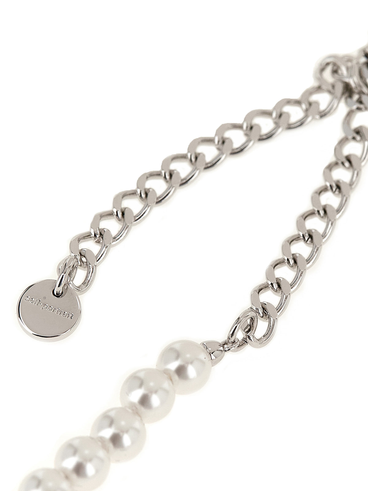 Self Portrait Women 'Black Bow Pearl' Necklace SELF-PORTRAIT