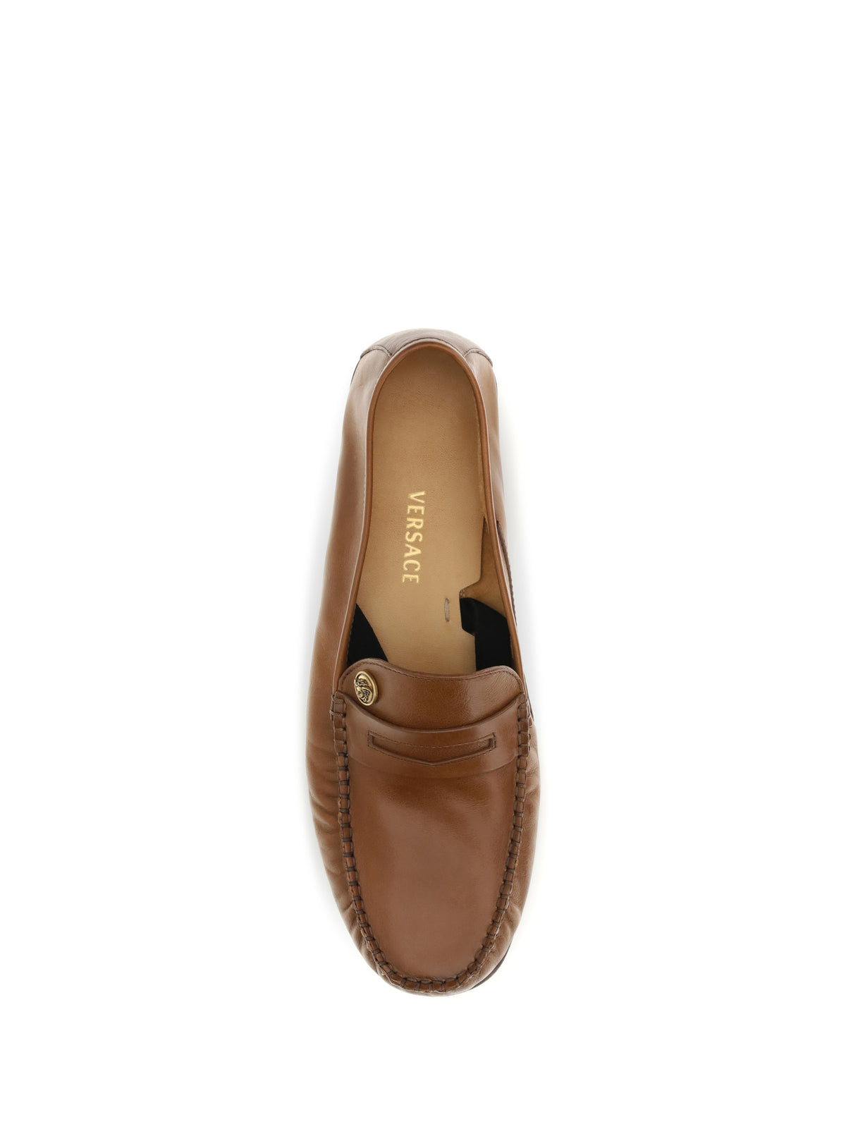Versace Men Leather Loafers VERSACE