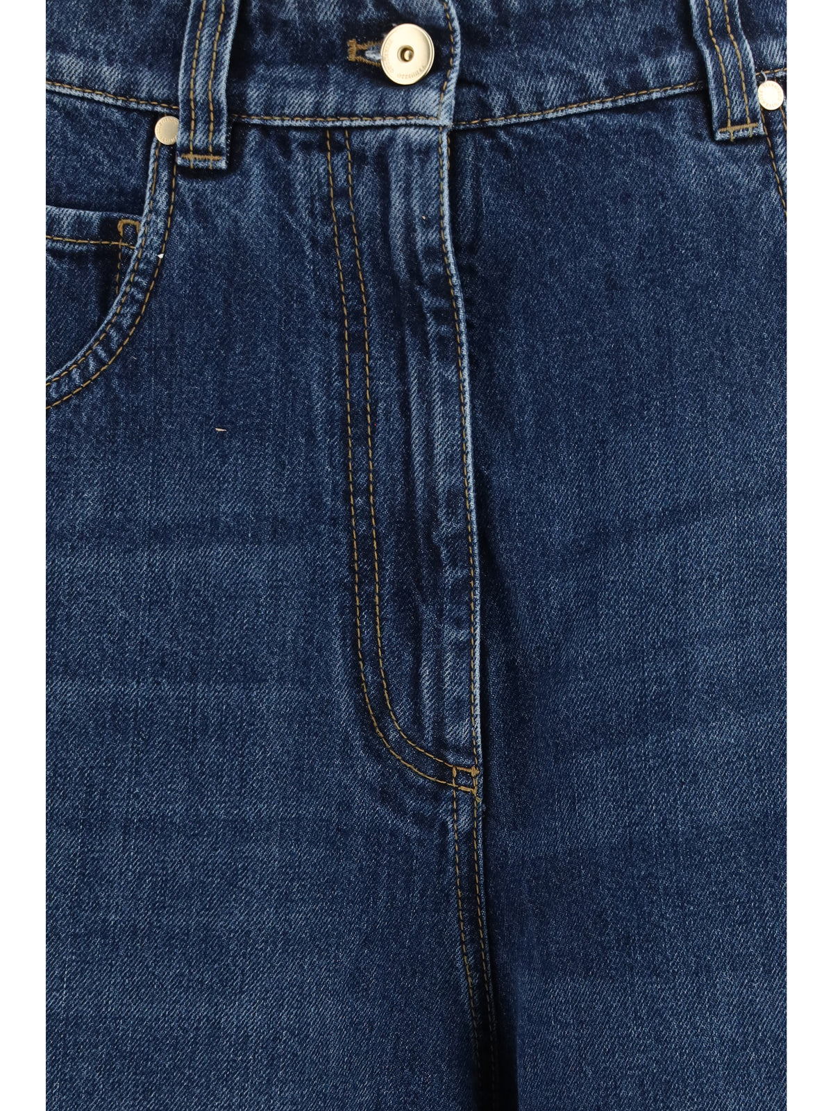 Brunello Cucinelli Women Wide-Leg Denim Jeans BRUNELLO CUCINELLI