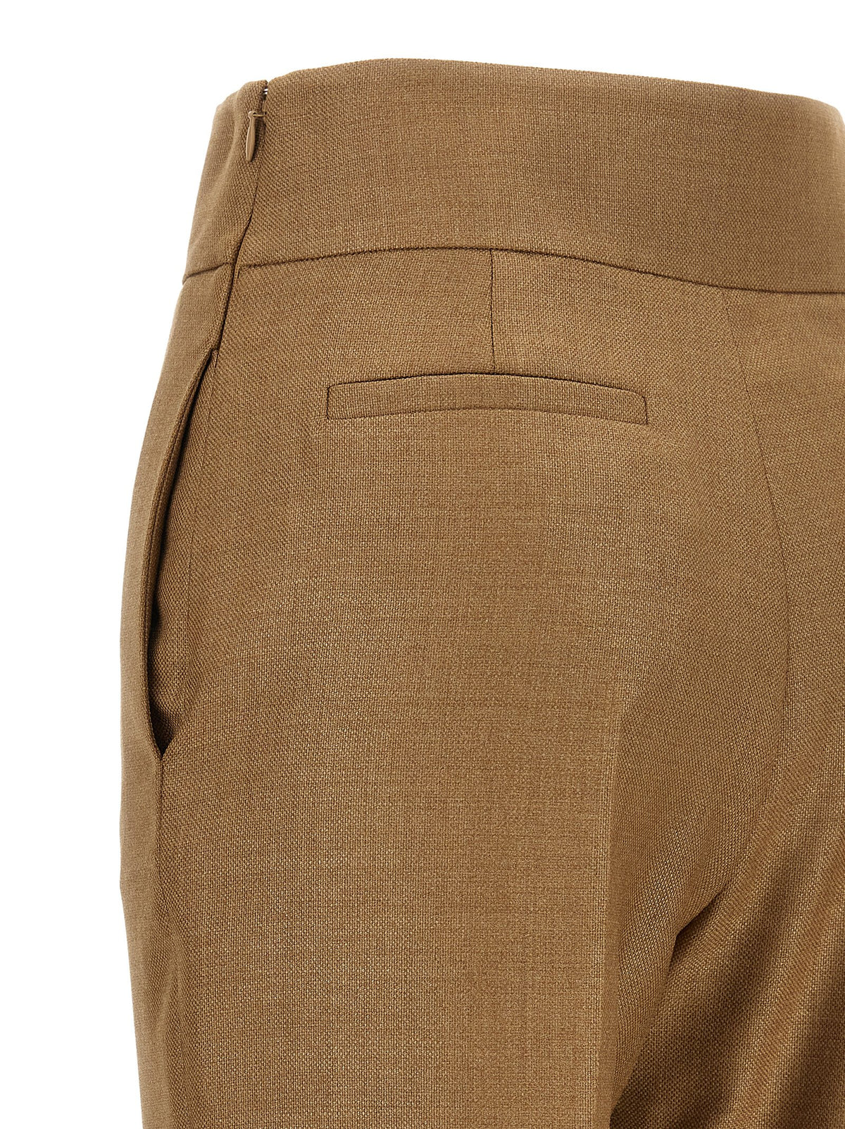 Valentino Garavani Women Valentino Garavani Textured Silk Wool Pants VALENTINO GARAVANI