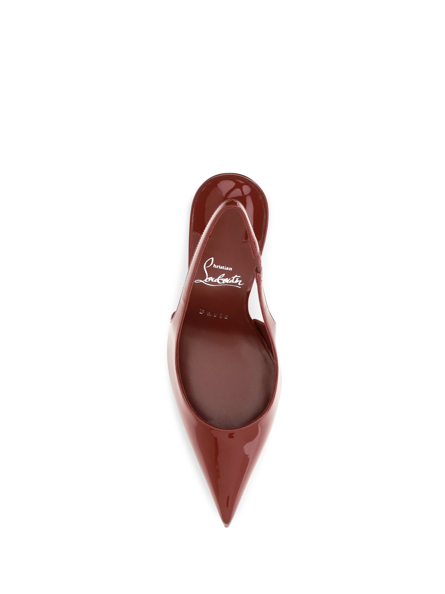 Christian Louboutin Women Miss Z Slingback Patent Leather Pumps CHRISTIAN LOUBOUTIN