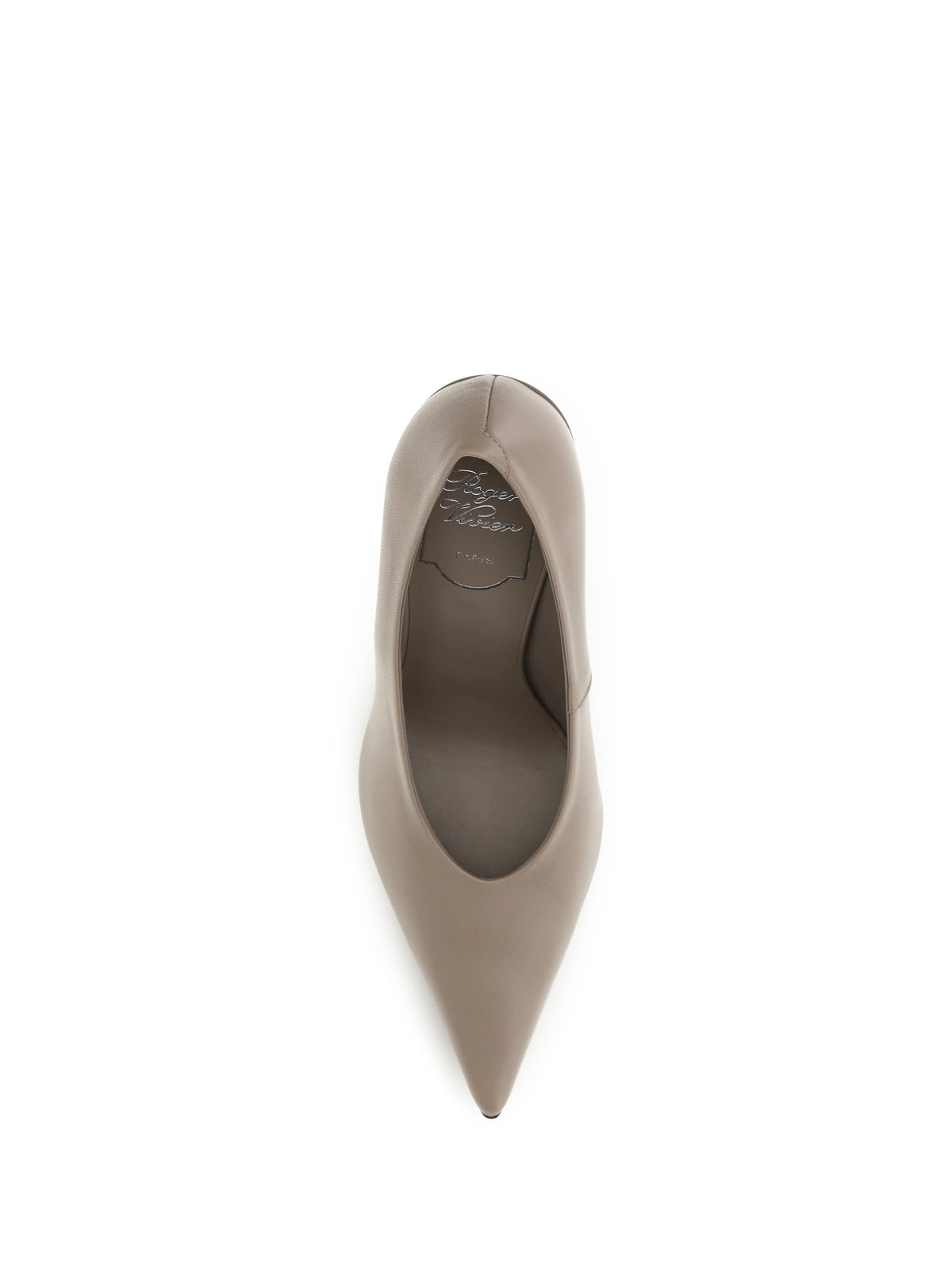 Roger Vivier Women Choc Leather Pumps ROGER VIVIER