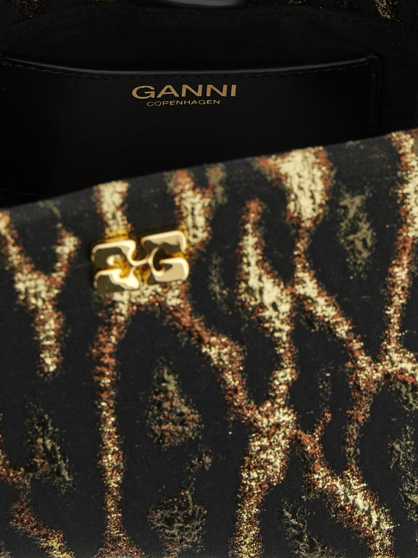Ganni Women 'Metallic Cloque Bou' Handbag GANNI