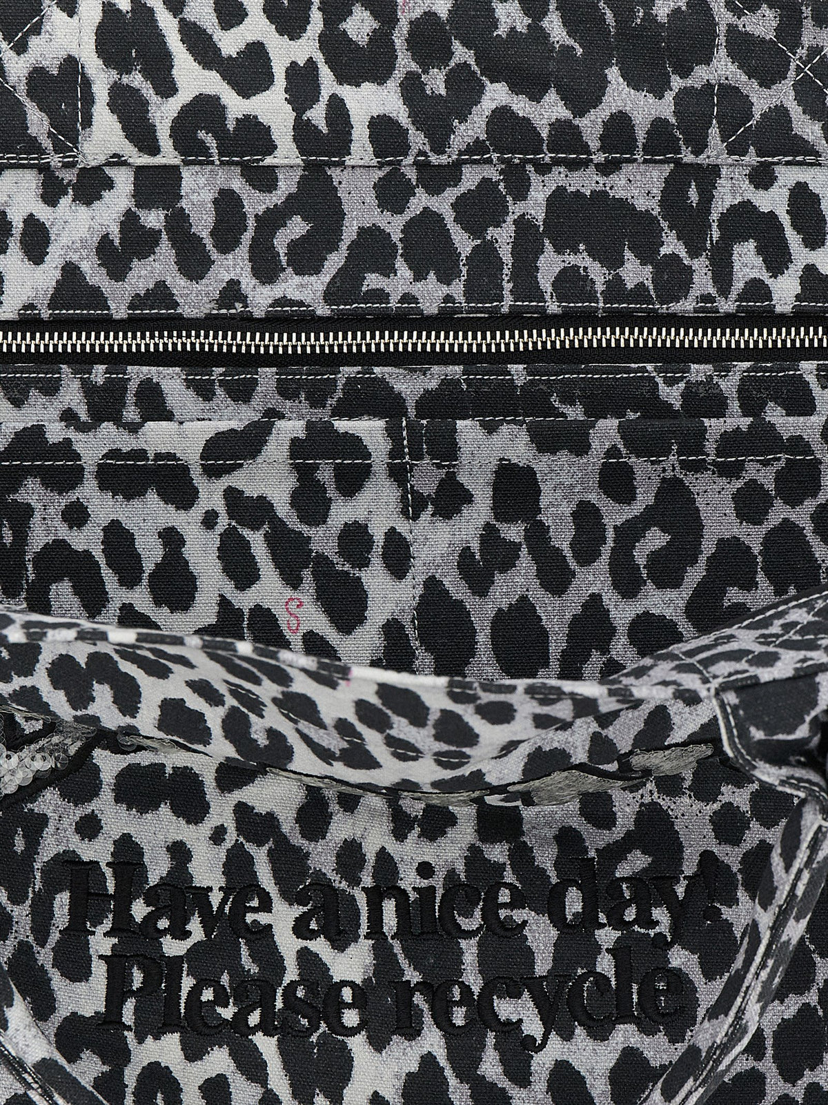 Ganni Women 'Leopard Sequin Xxl Tote' Shopping Bag GANNI