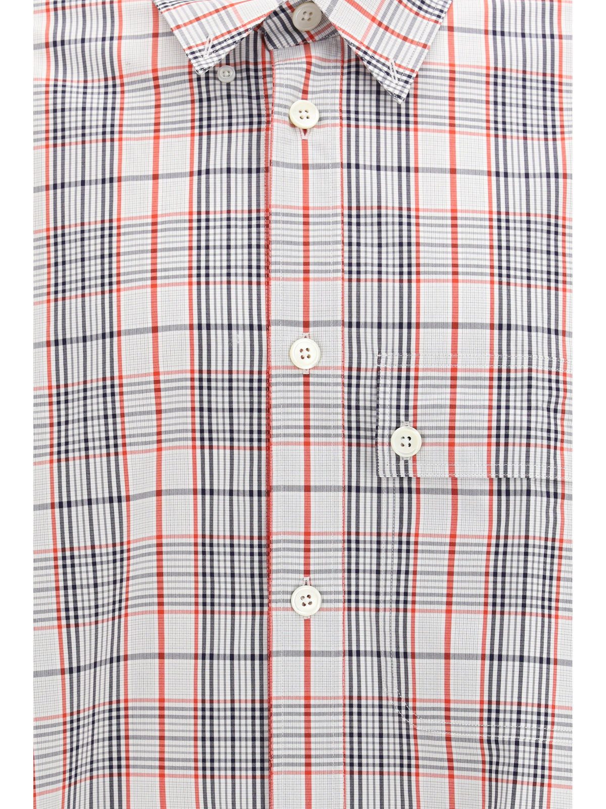 Thom Browne Men Check Shirt With Tartan Pattern THOM BROWNE