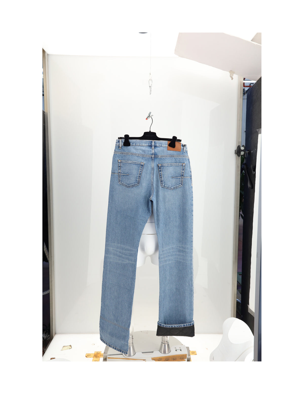 Dior Homme Men Denim Con Inside Cannage Pants CHRISTIAN DIOR