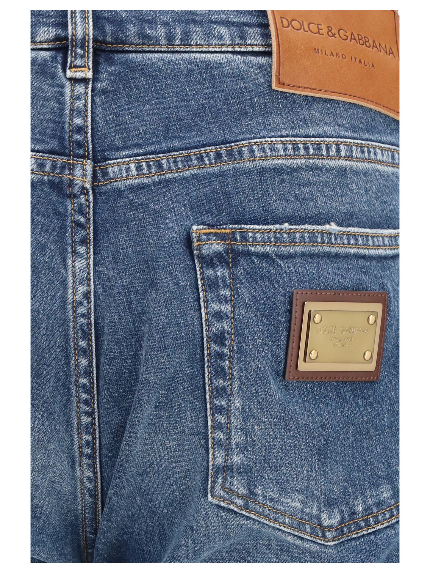 Dolce & Gabbana Men Straight-Leg Denim Jeans DOLCE & GABBANA