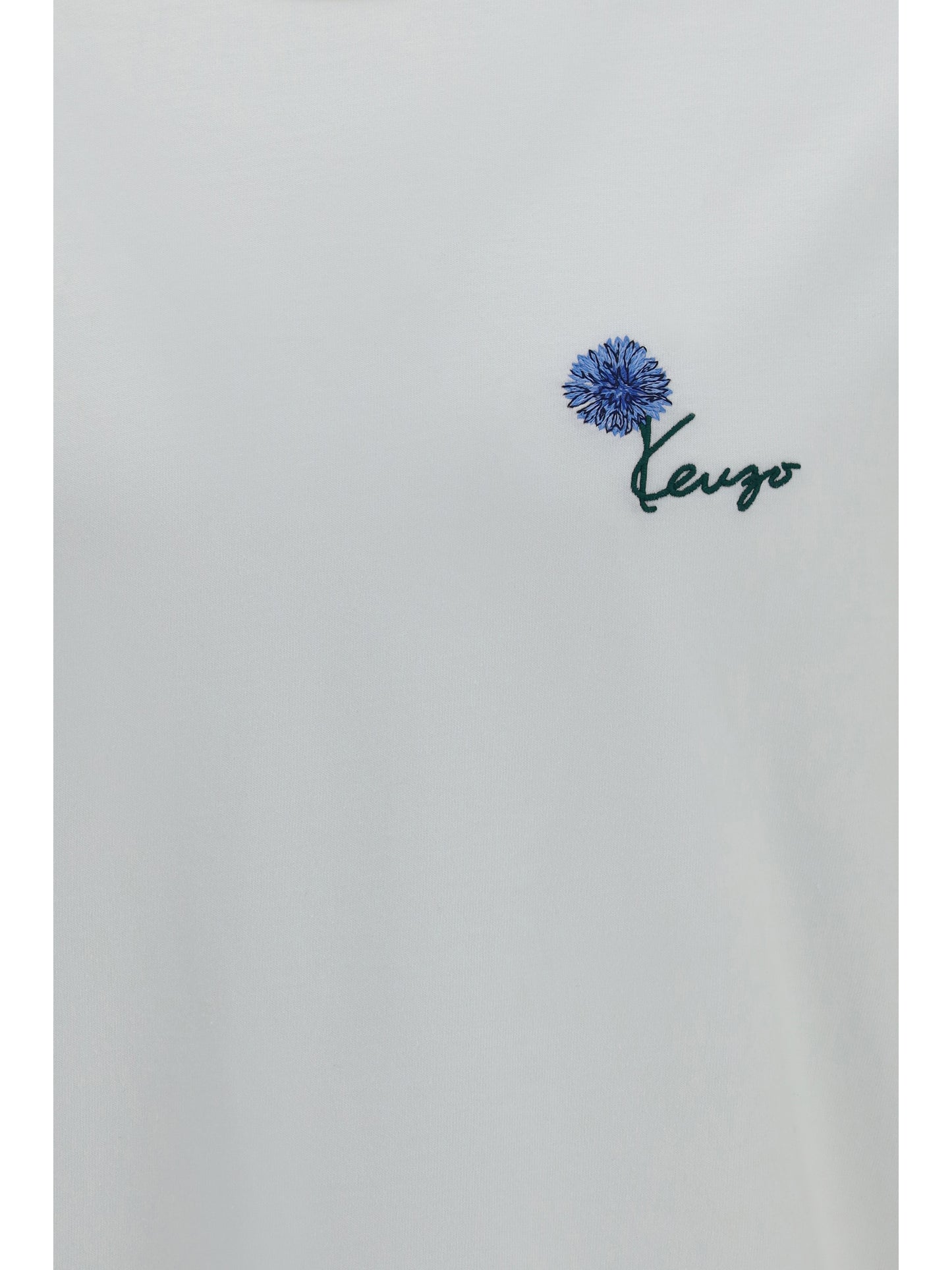 Kenzo Men Kenzo Tulip Embroidered Cotton T-Shirt KENZO