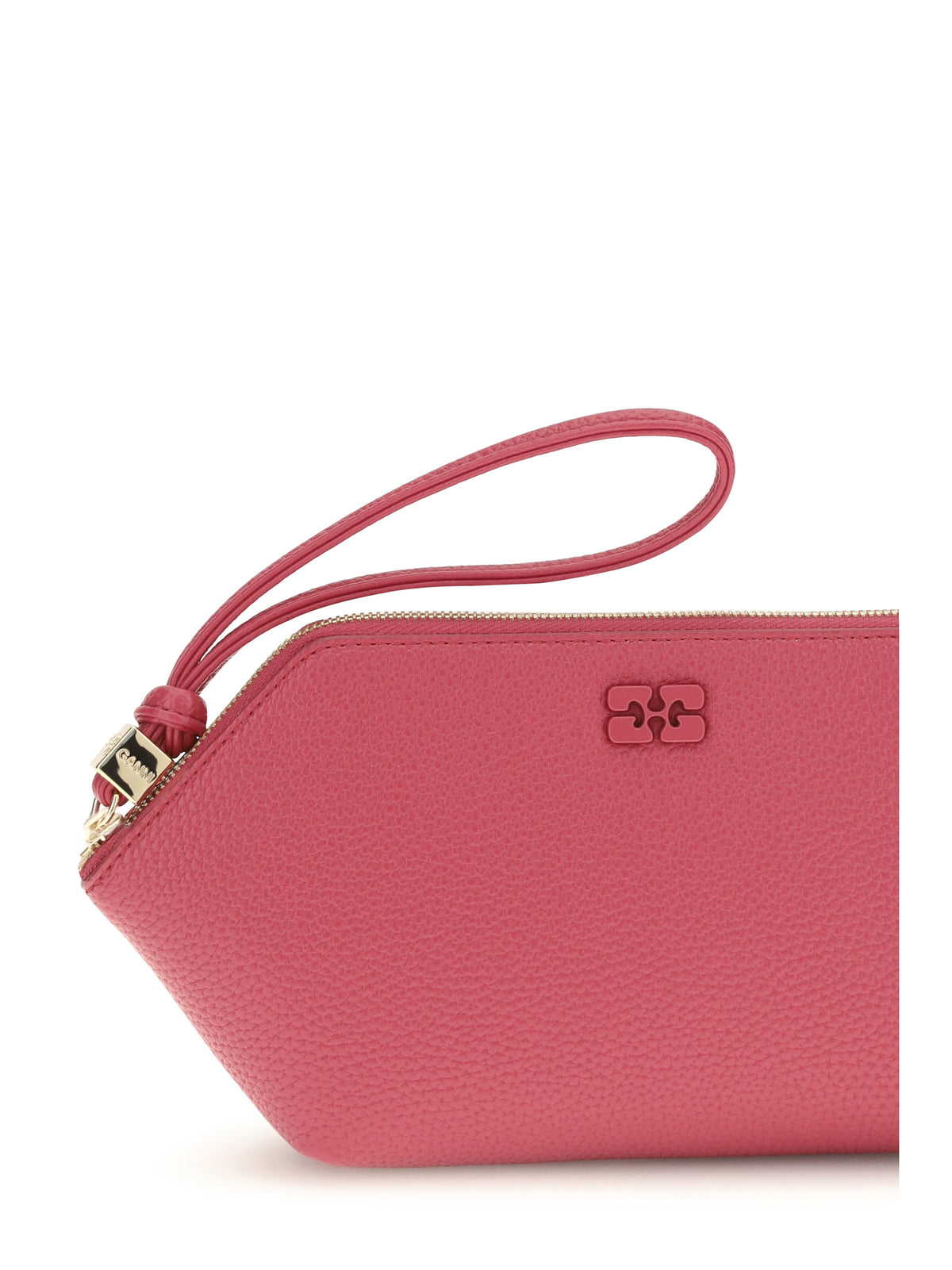Ganni Women Grained Leather Bou Pouch GANNI