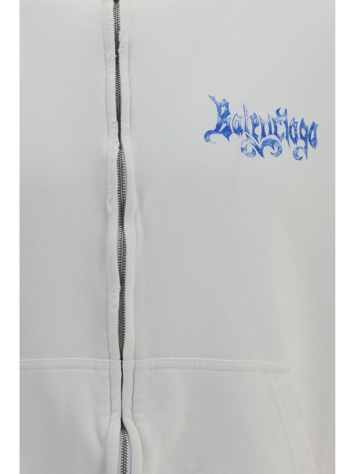 Balenciaga Men Sketchy Zip Hoodie BALENCIAGA