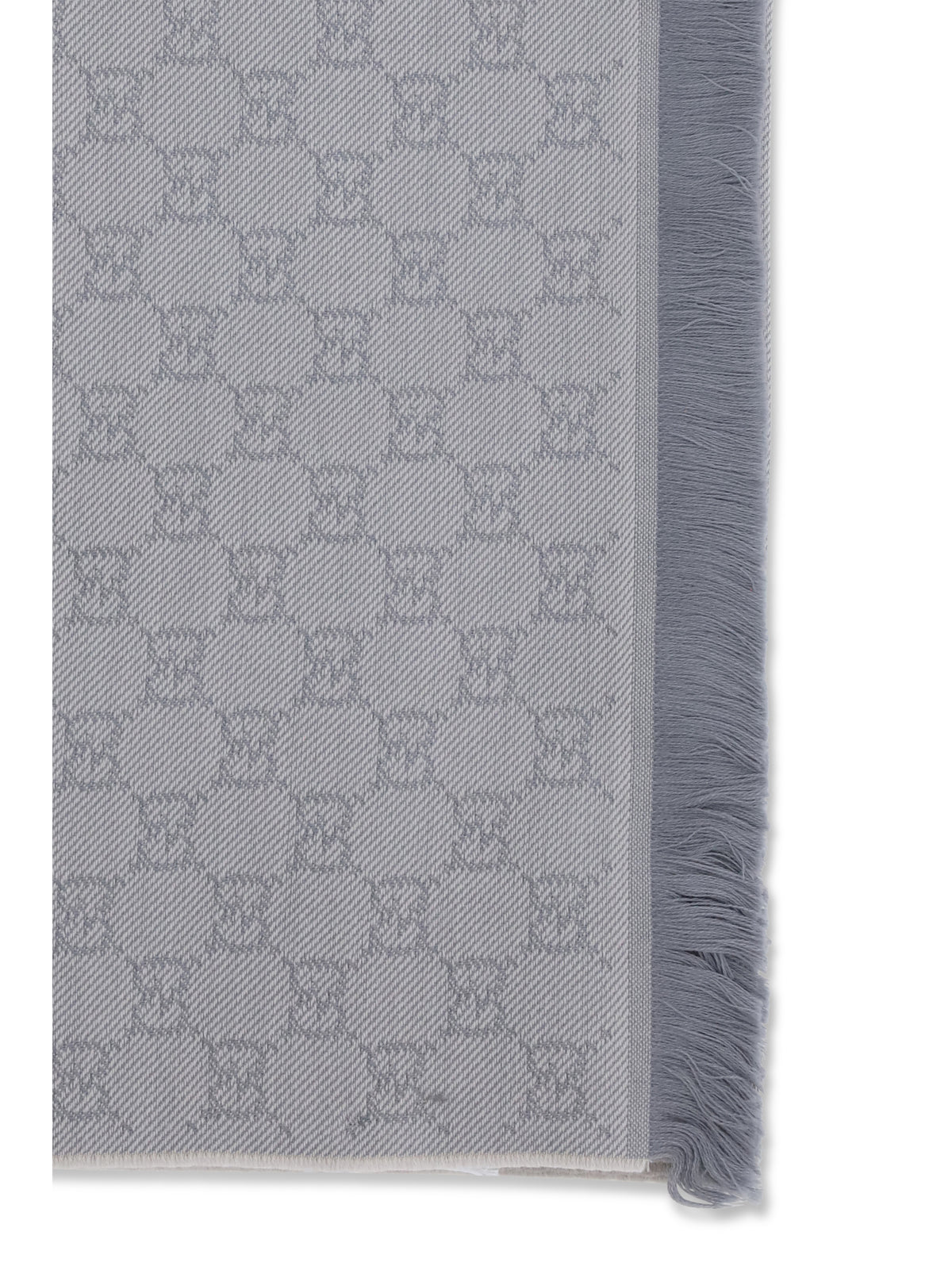 Gucci Women Gg Supreme Embroidered Wool Scarf GUCCI