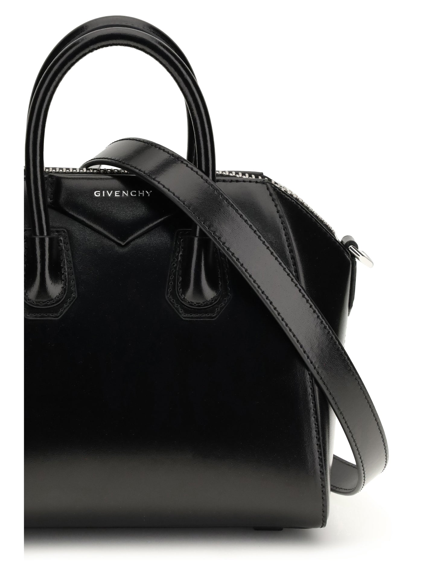 Givenchy Women Box Leather Antigona Mini Handbag GIVENCHY