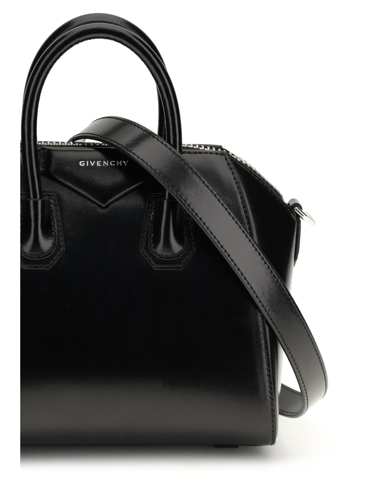 Givenchy Women Box Leather Antigona Mini Handbag GIVENCHY