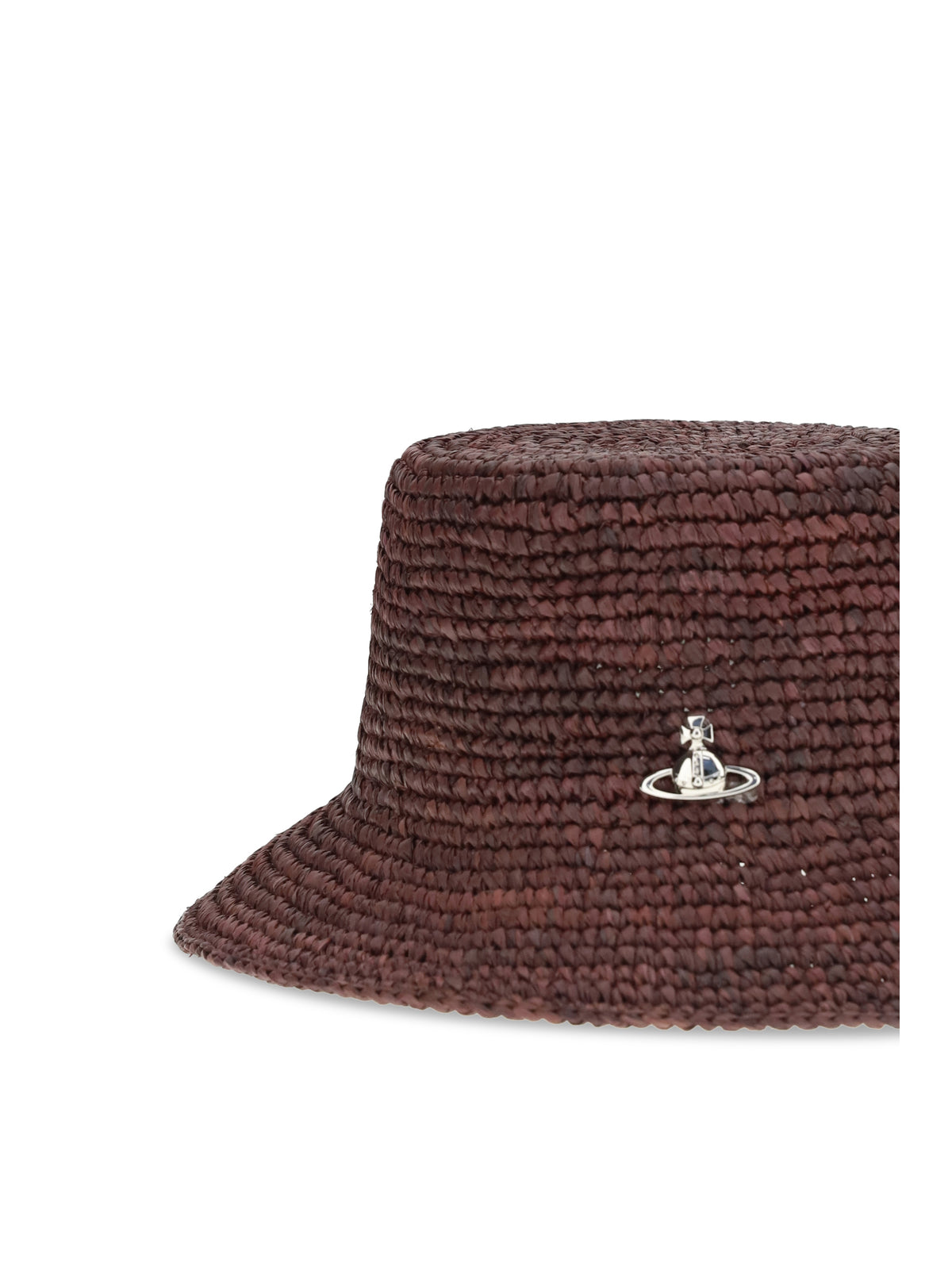 Vivienne Westwood Women Orb Raffia Bucket Hat VIVIENNE WESTWOOD