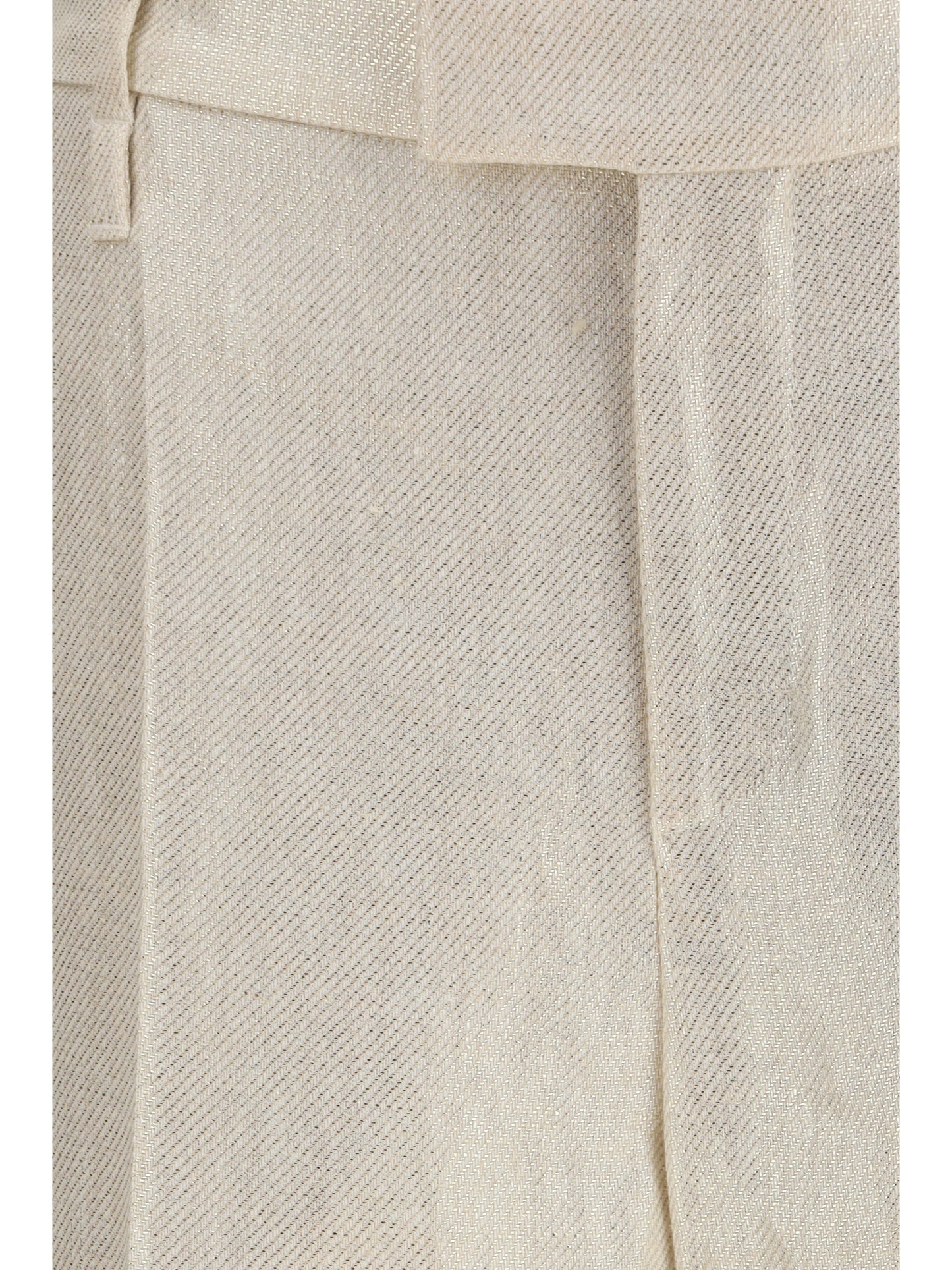 Brunello Cucinelli Women Linen Tailored Pants BRUNELLO CUCINELLI