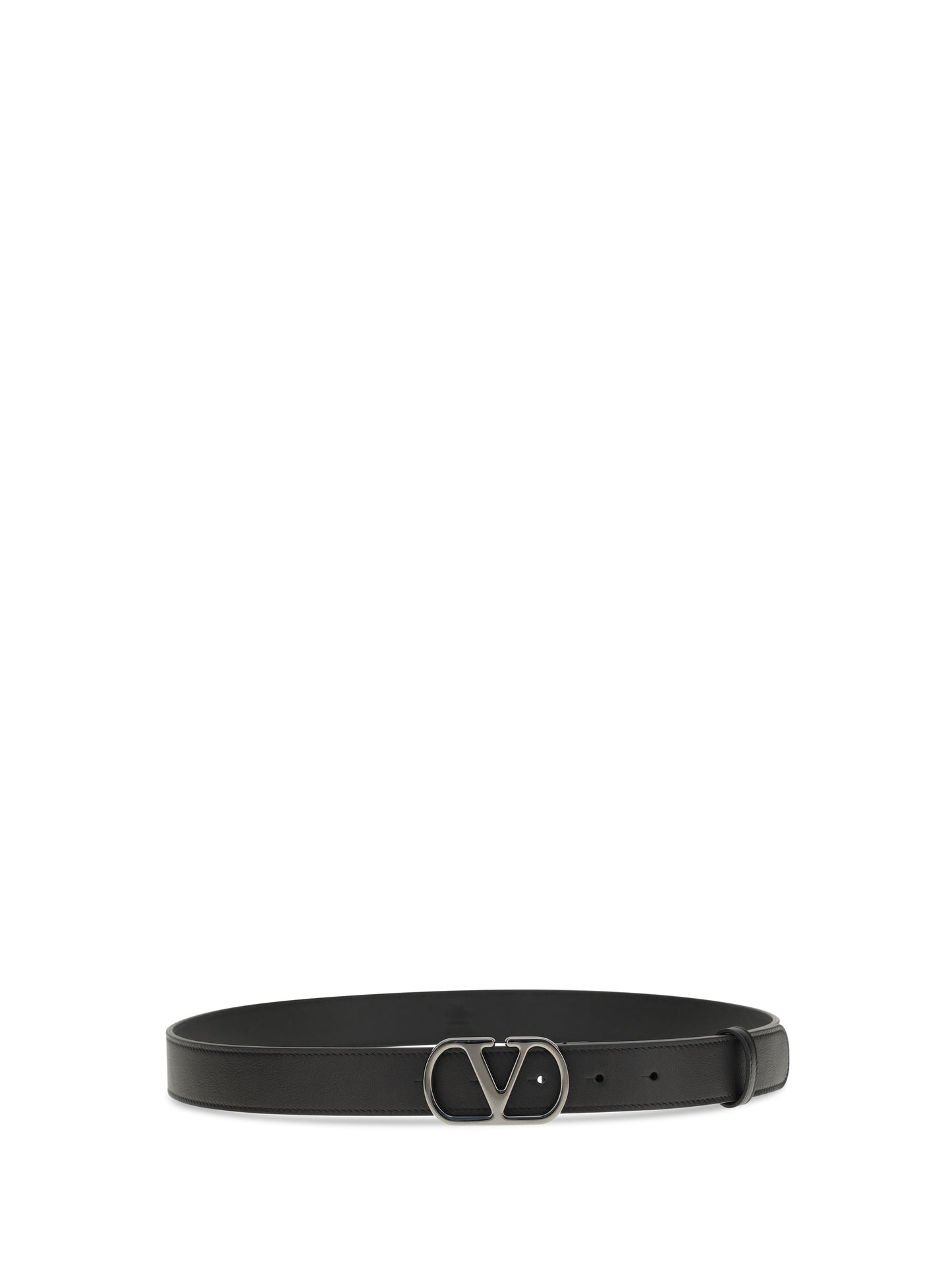 Valentino Garavani Men Vlogo Signature Leather Belt VALENTINO GARAVANI