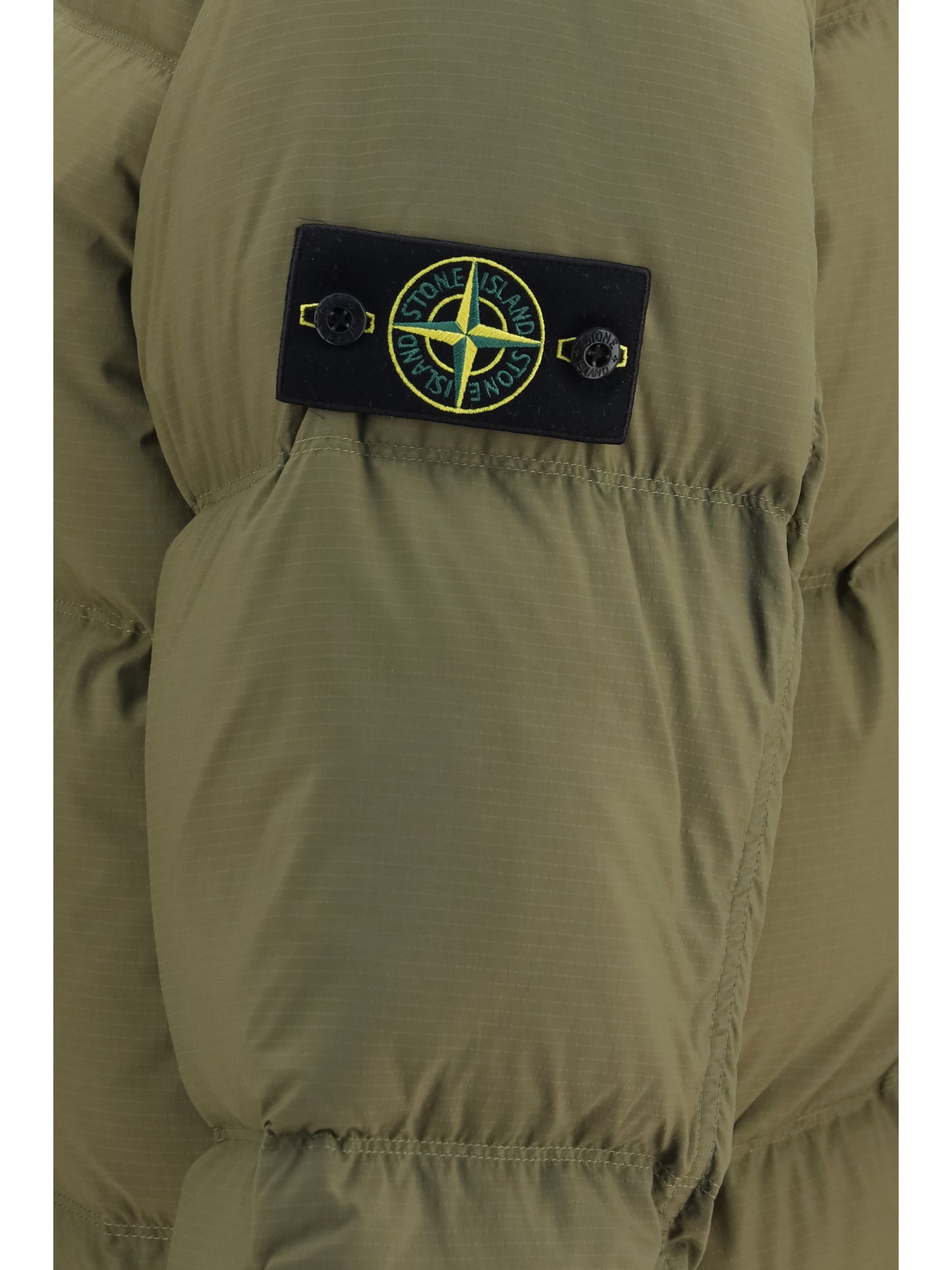 Stone Island Men Detachable Hood Down Jacket STONE ISLAND