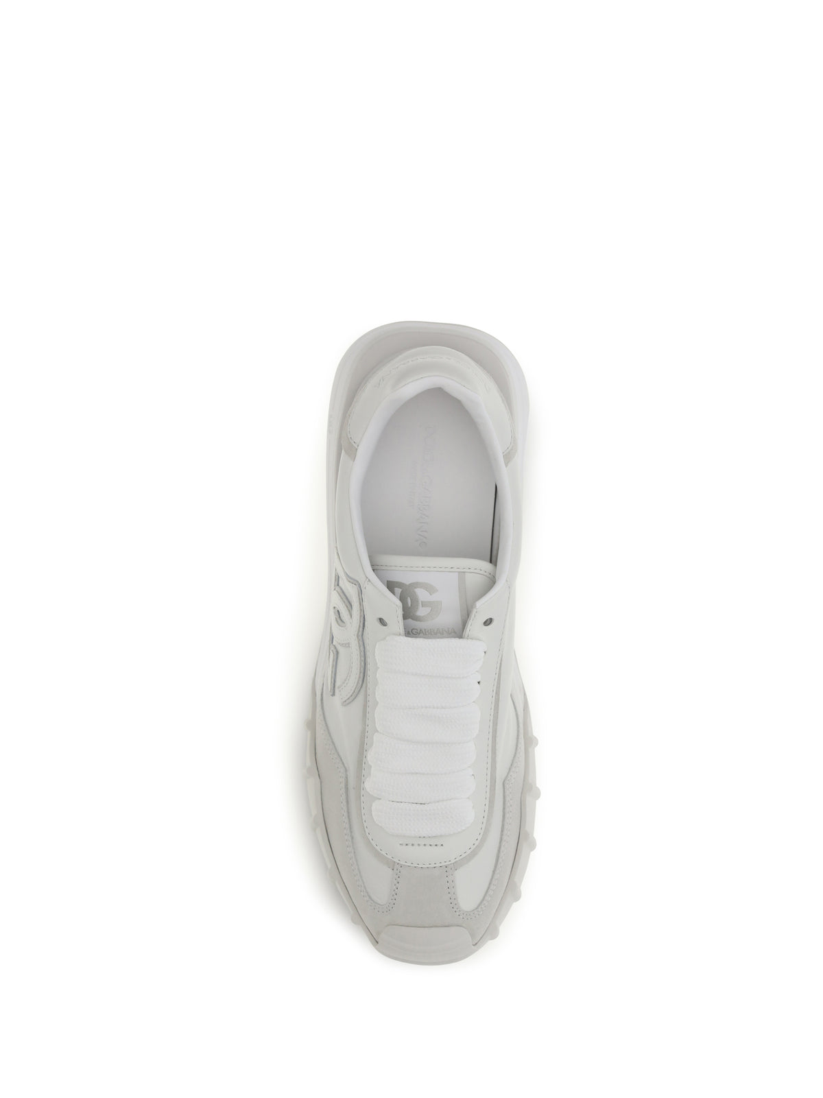 Dolce & Gabbana Men Athletic Fabric And Leather Sneakers DOLCE & GABBANA