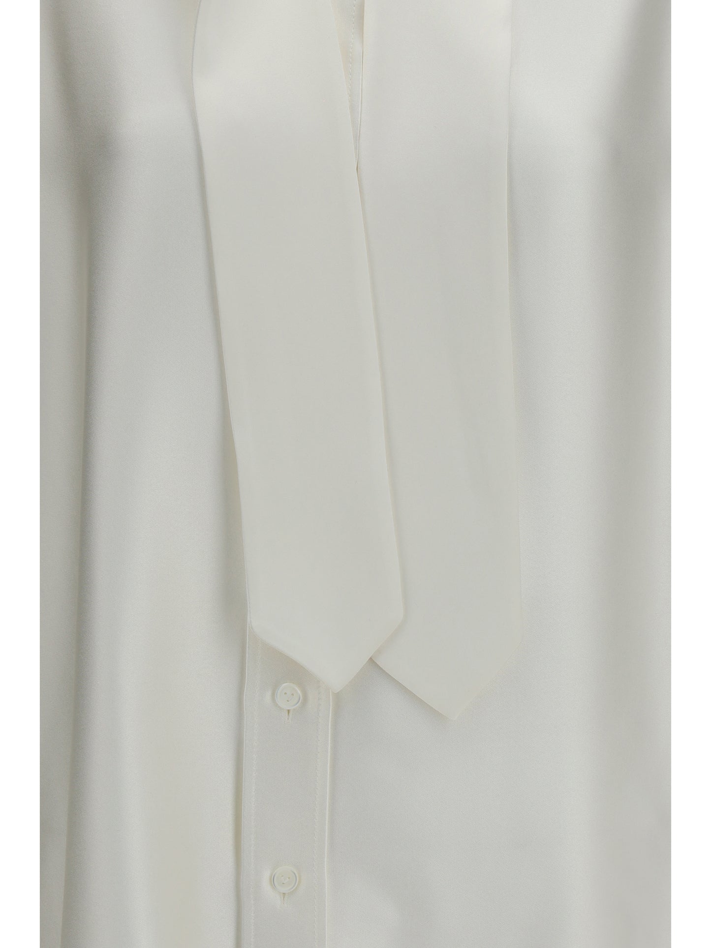 Bottega Veneta Women Oversized Fluid Silk Satin Shirt BOTTEGA VENETA