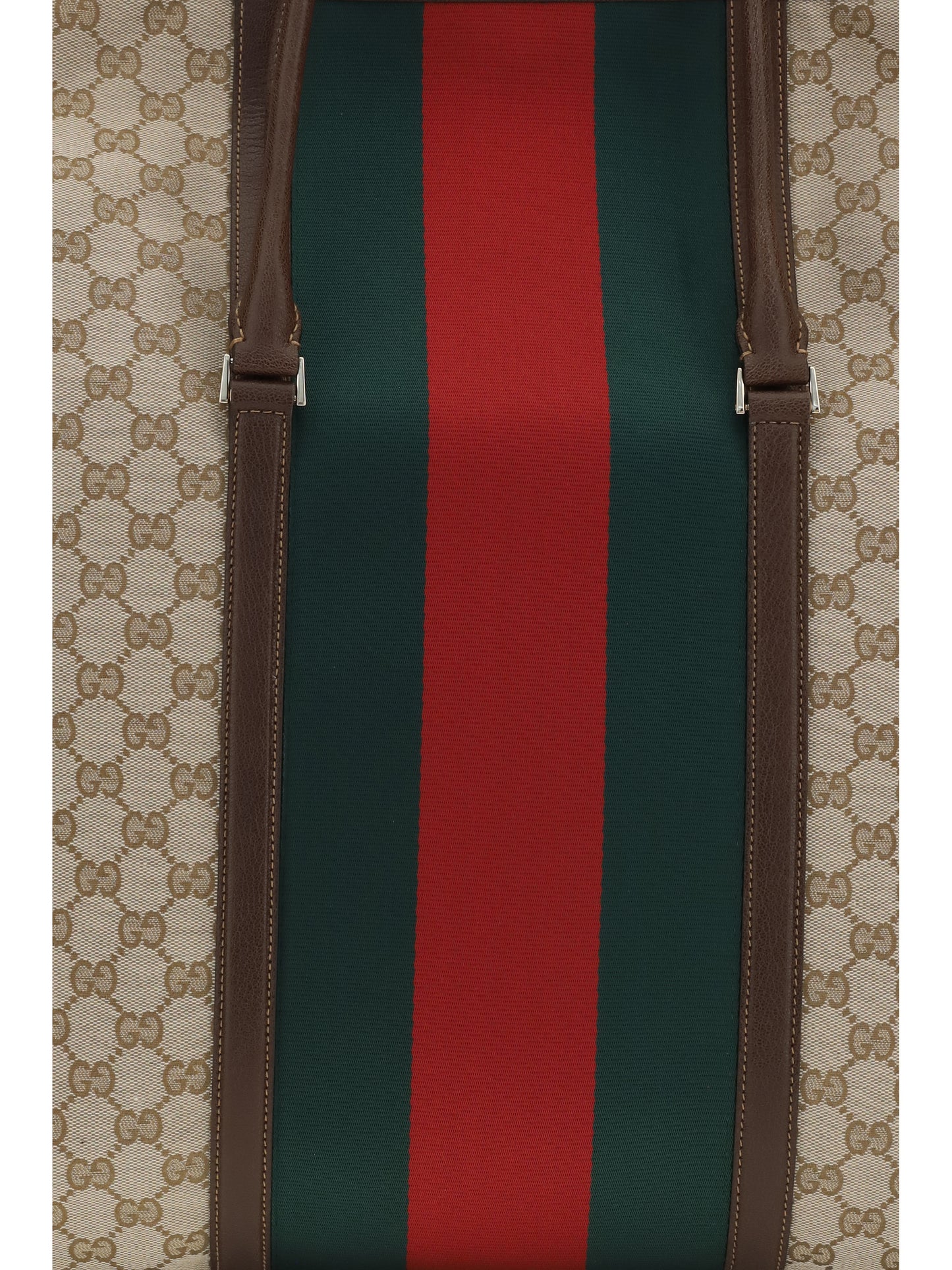 Gucci Women Gg Travel Bag With Web Stripe GUCCI