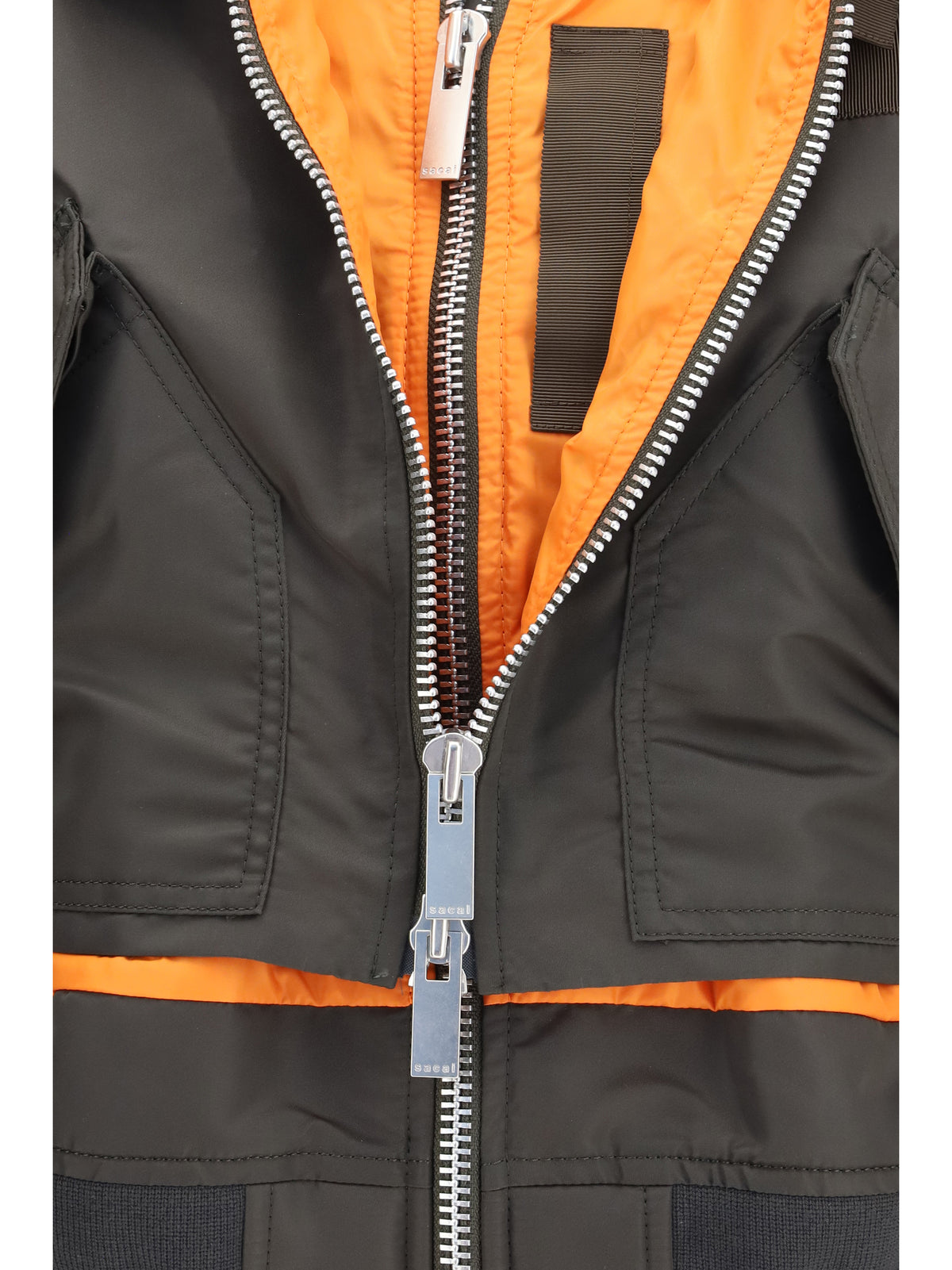 Sacai Women Double-Zip Nylon Jacket SACAI