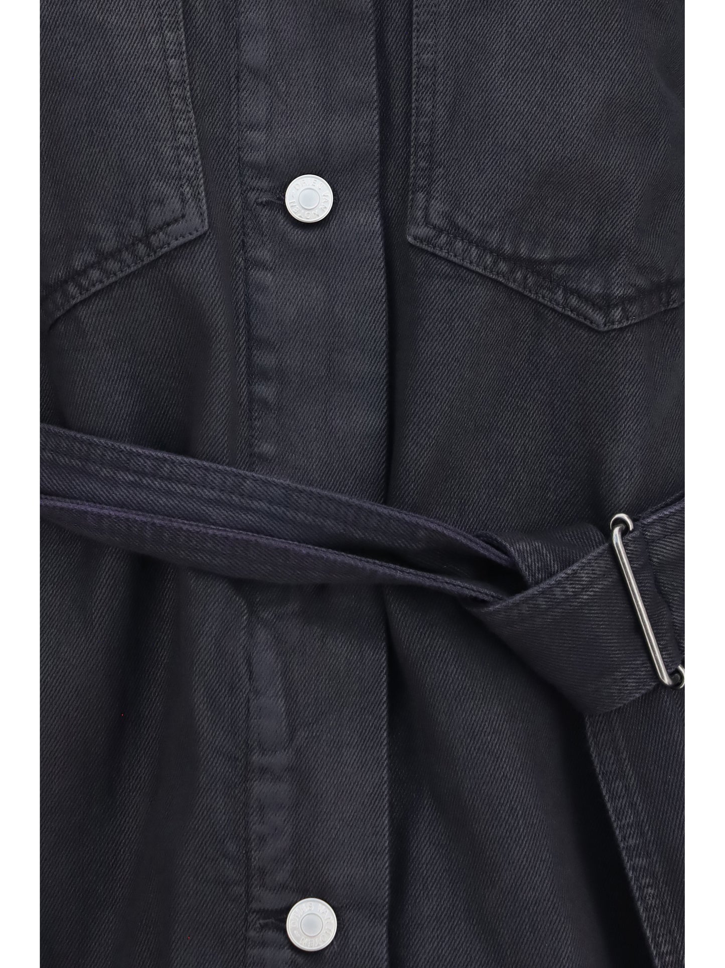 Dries Van Noten Women Cropped Cotton Jacket With Belt DRIES VAN NOTEN