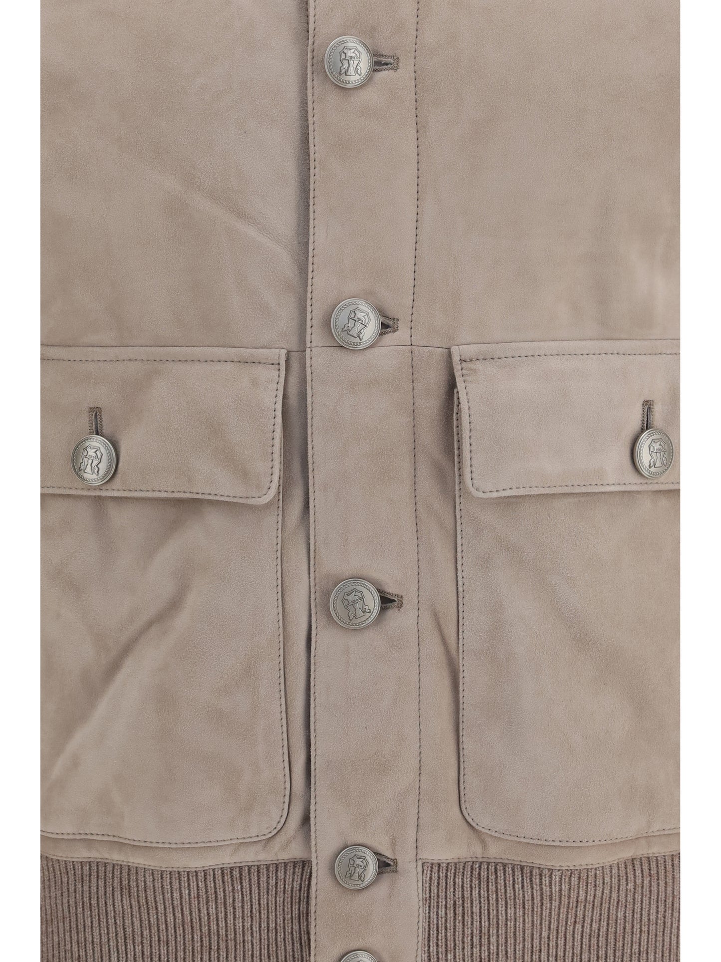Brunello Cucinelli Men Suede Jacket BRUNELLO CUCINELLI