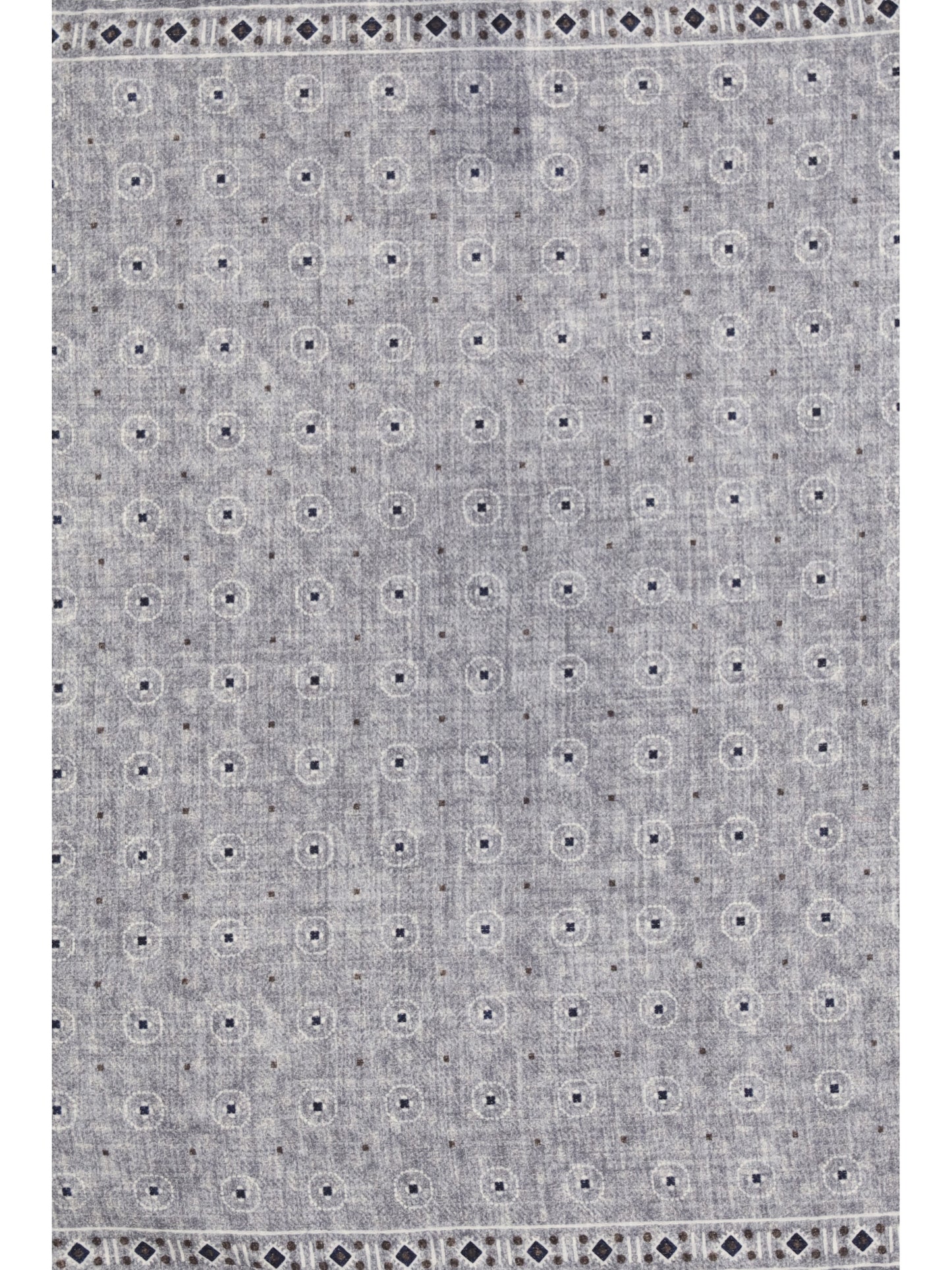 Brunello Cucinelli Men Ethnic-Patterned Silk Pocket Square BRUNELLO CUCINELLI