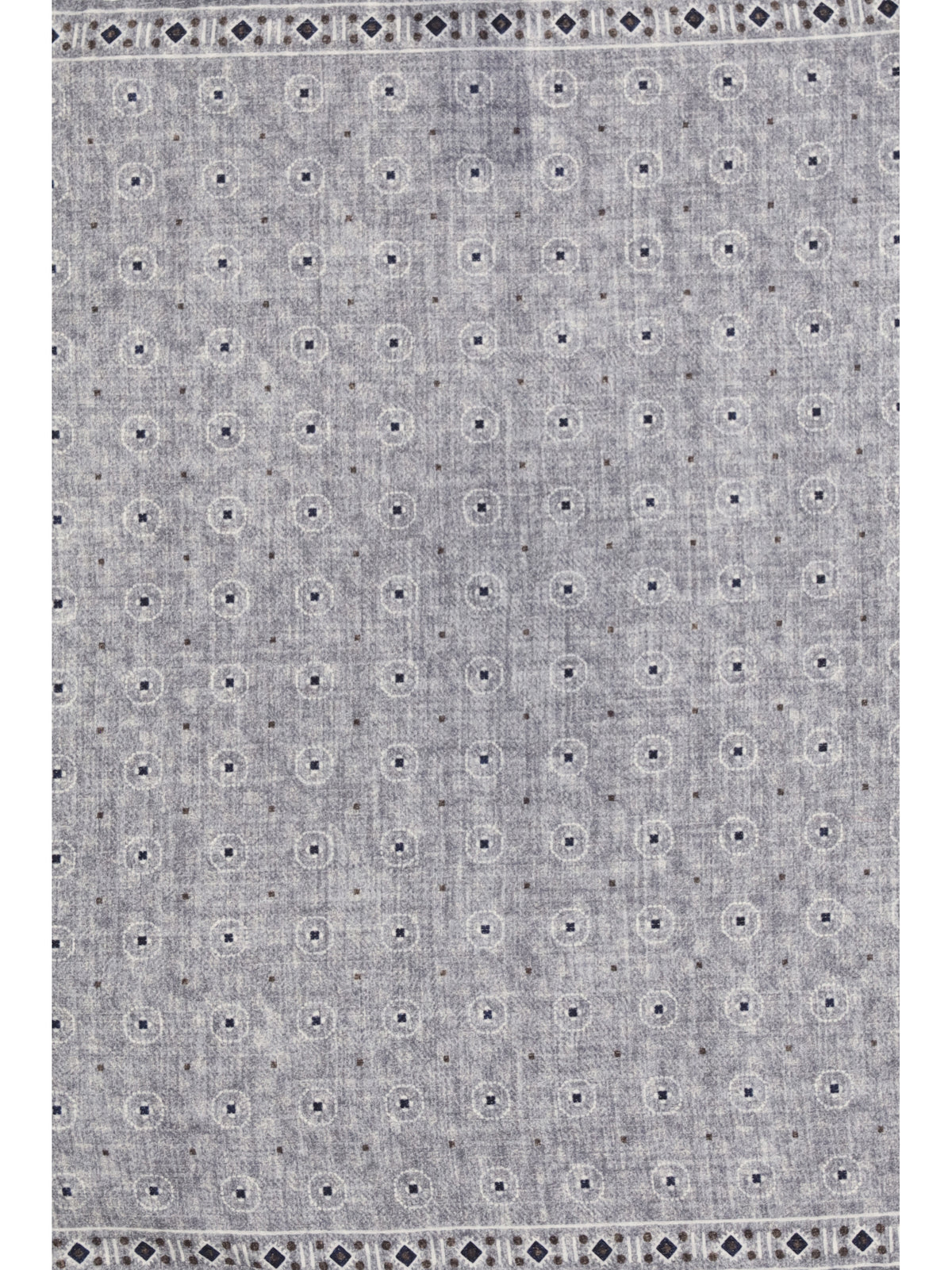 Brunello Cucinelli Men Ethnic-Patterned Silk Pocket Square BRUNELLO CUCINELLI