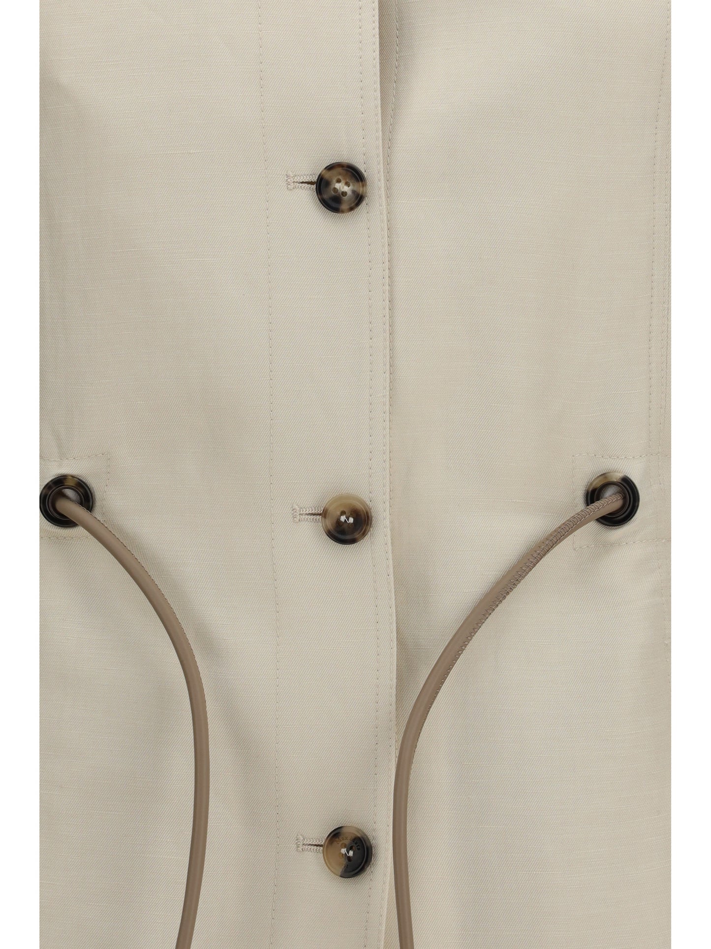 Max Mara Women Carezza Jacket In Linen And Silk Blend MAX MARA