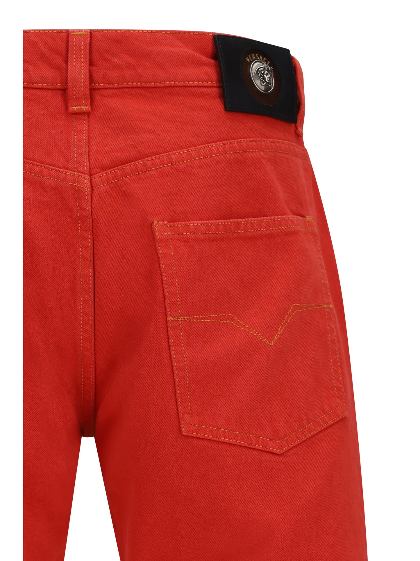 Versace Men Straight-Leg Cotton Denim Jeans VERSACE
