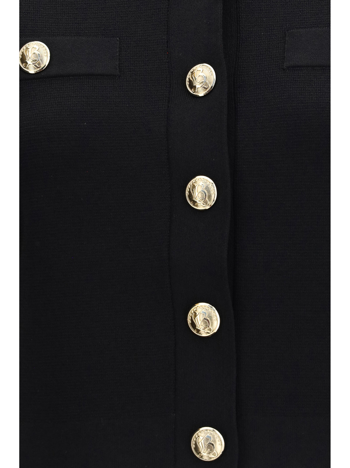 Balmain Women Round-Neck Viscose Cardigan BALMAIN