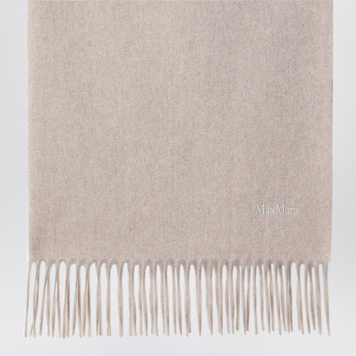 Max Mara Sand-Colored Cashmere Scarf Women MAX MARA