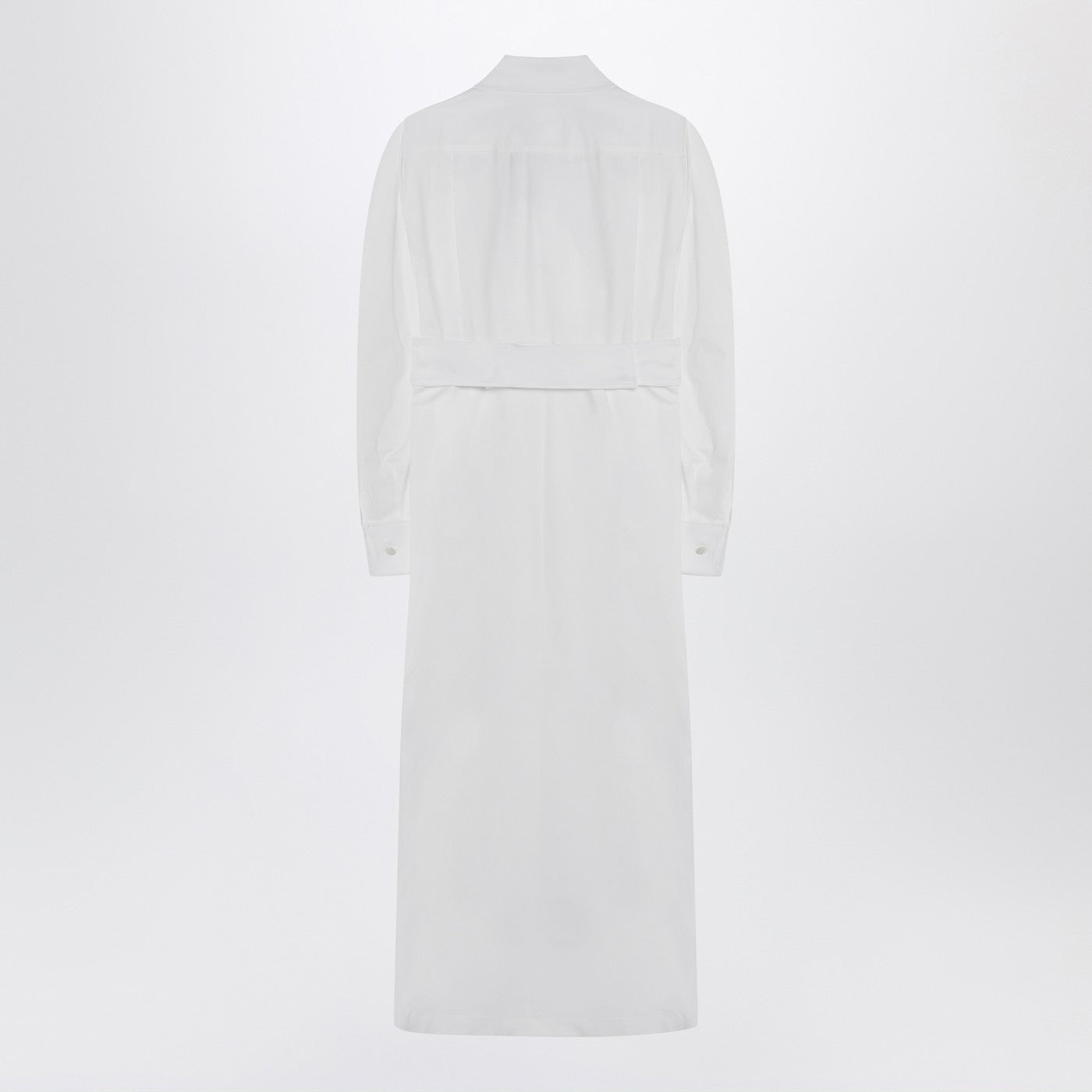 Max Mara White Shirt Dress In Cotton Twill Women MAX MARA