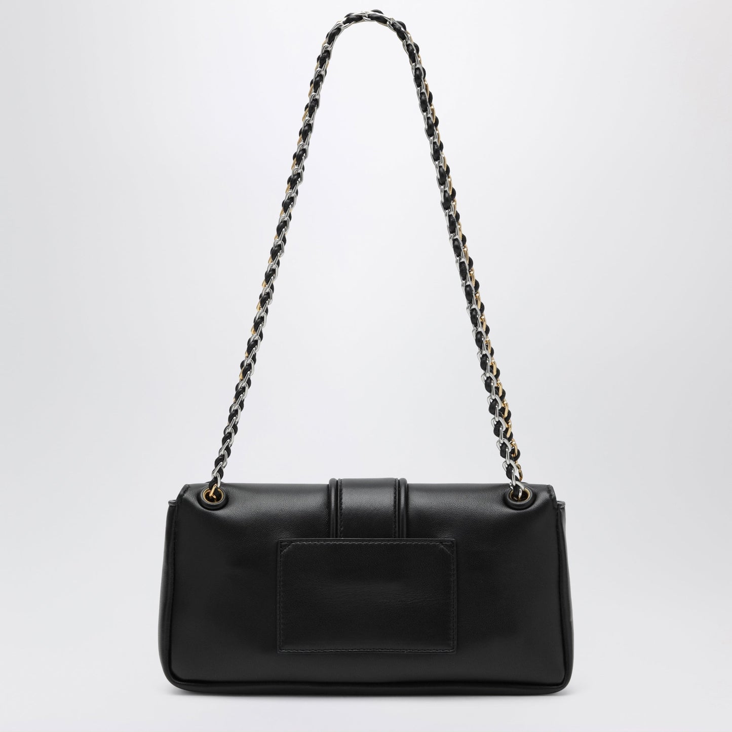 Jacquemus Chaã®Ne Soft Shoulder Bag In Black Nappa Leather Women JACQUEMUS