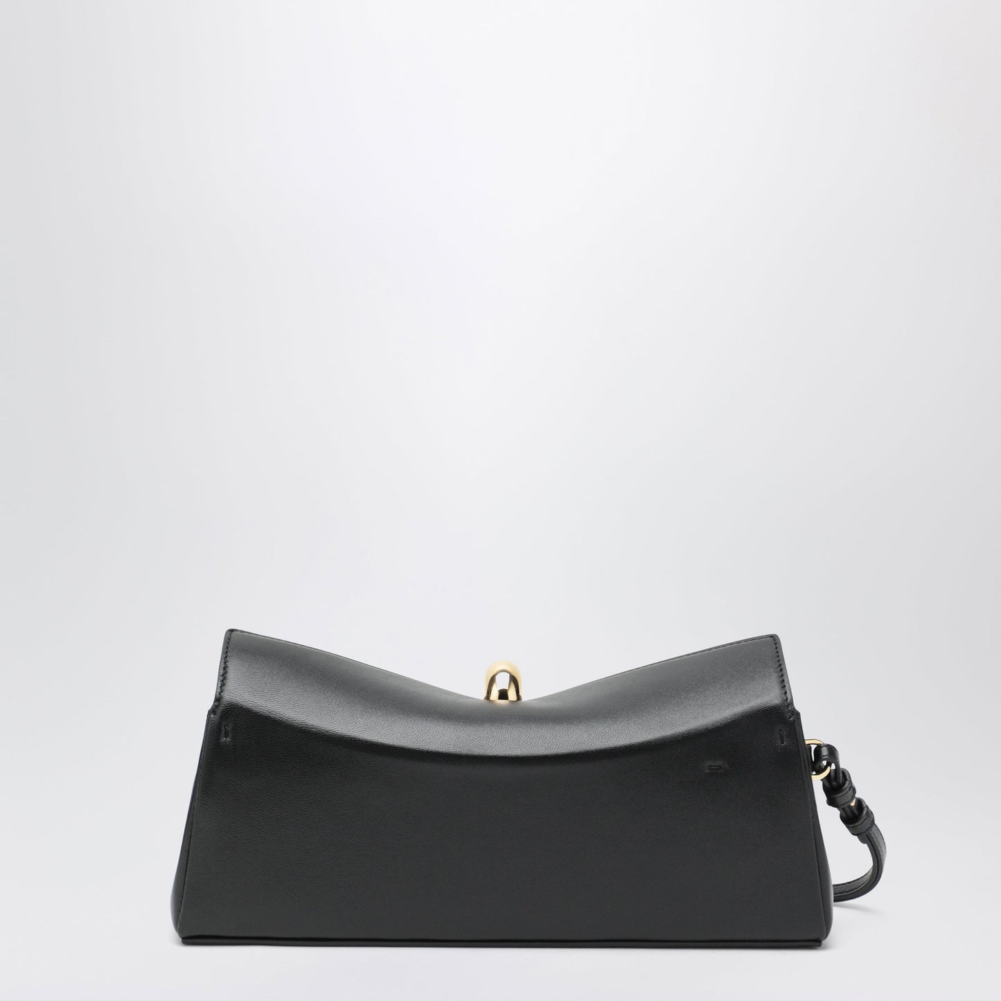 Jacquemus Valerie Clutch Aus Schwarzem Leder Women JACQUEMUS