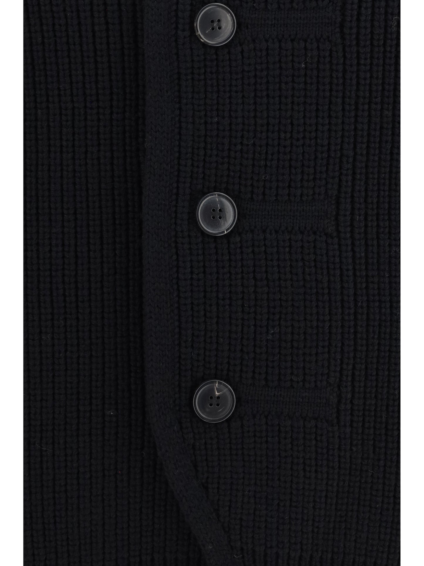 Dries Van Noten Men Buttoned High-Neck Cardigan DRIES VAN NOTEN