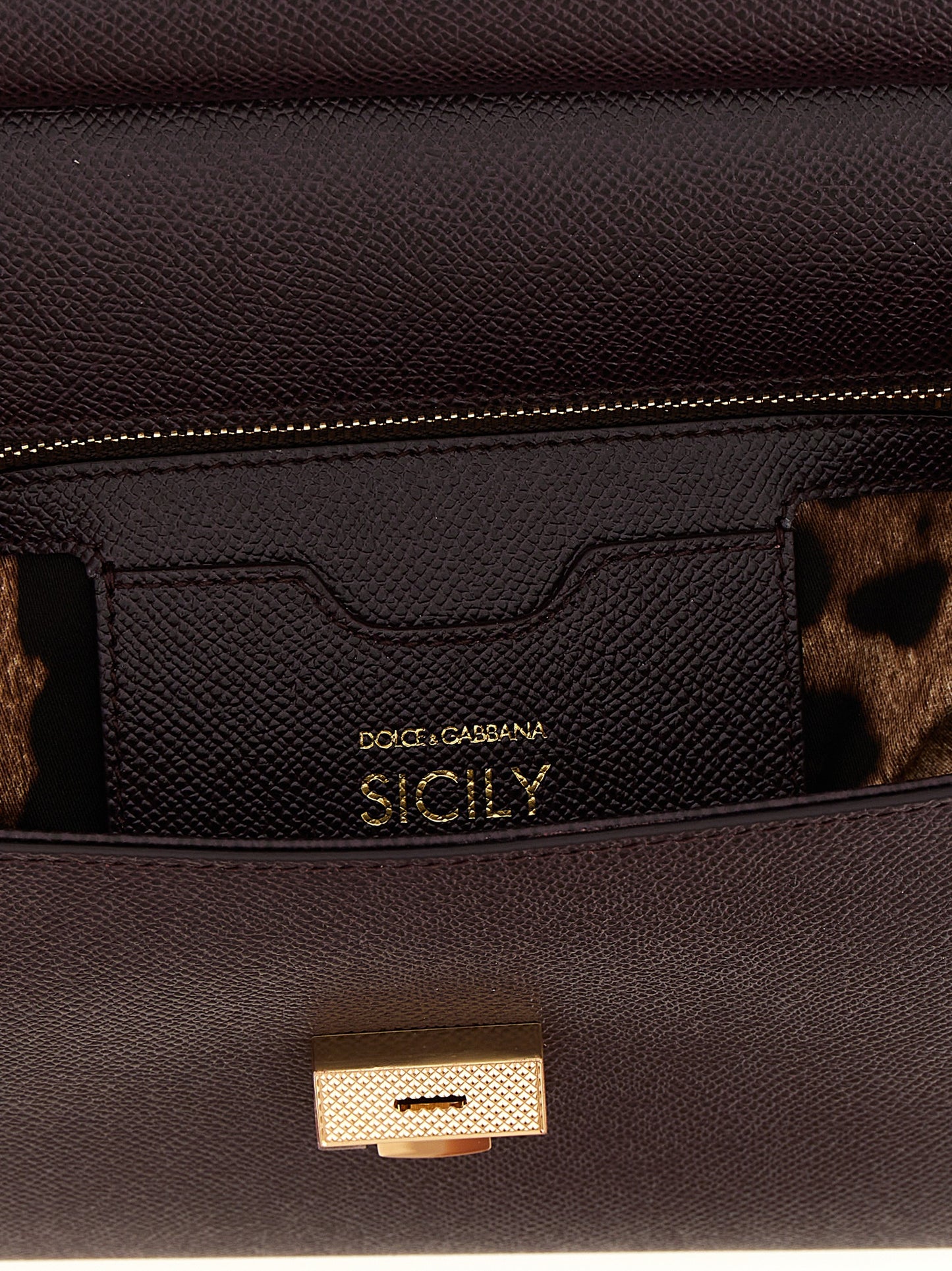Dolce & Gabbana Women 'Sicily Grande' Dauphine Leather Handbag DOLCE & GABBANA