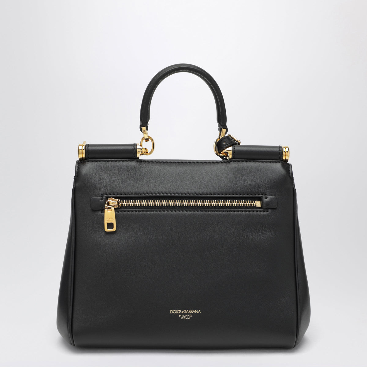 Dolce&Gabbana Shoulder Bag My Sicily In Black Leather Women DOLCE & GABBANA