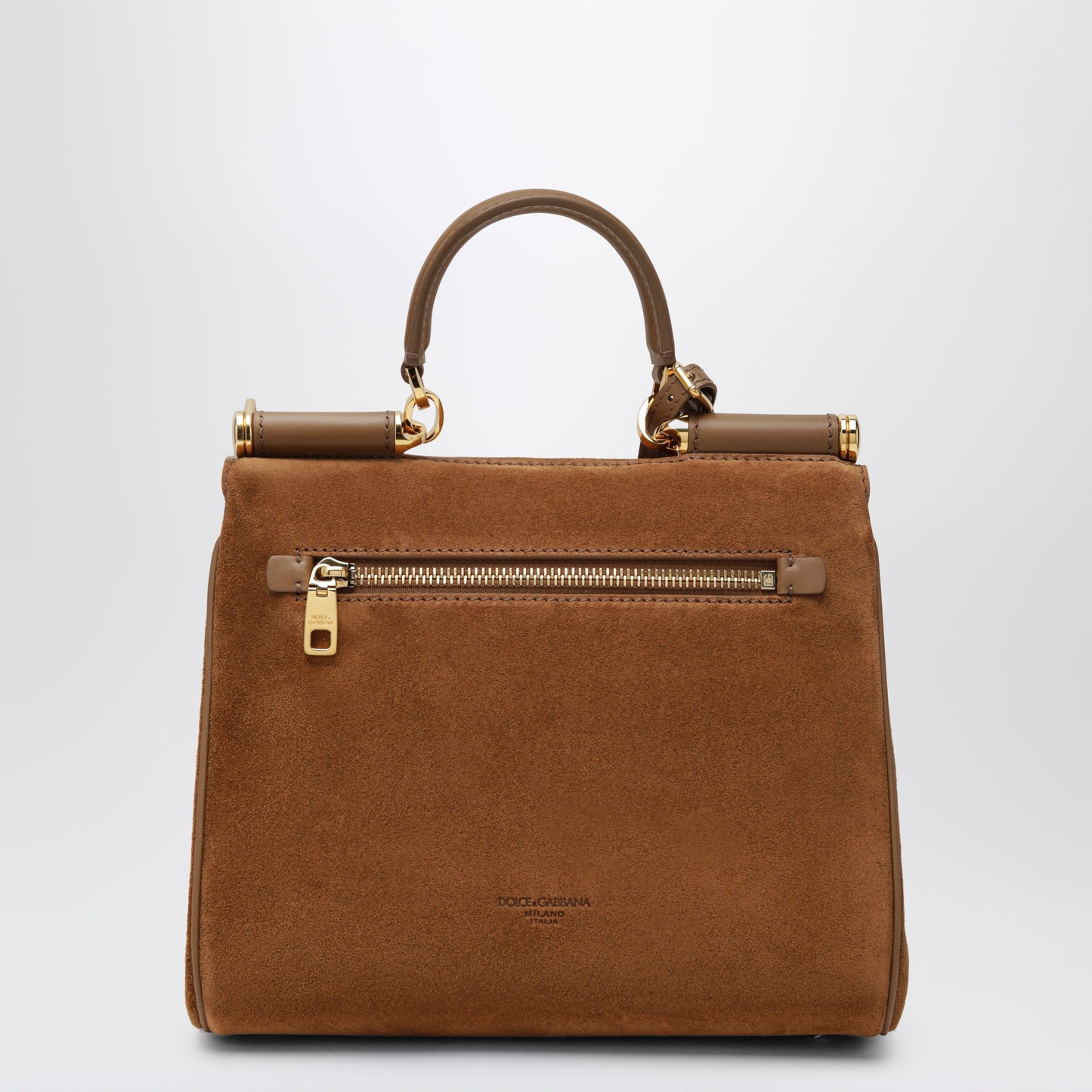 Dolce&Gabbana Small My Sicily Bag In Camel Split Leather Women DOLCE & GABBANA